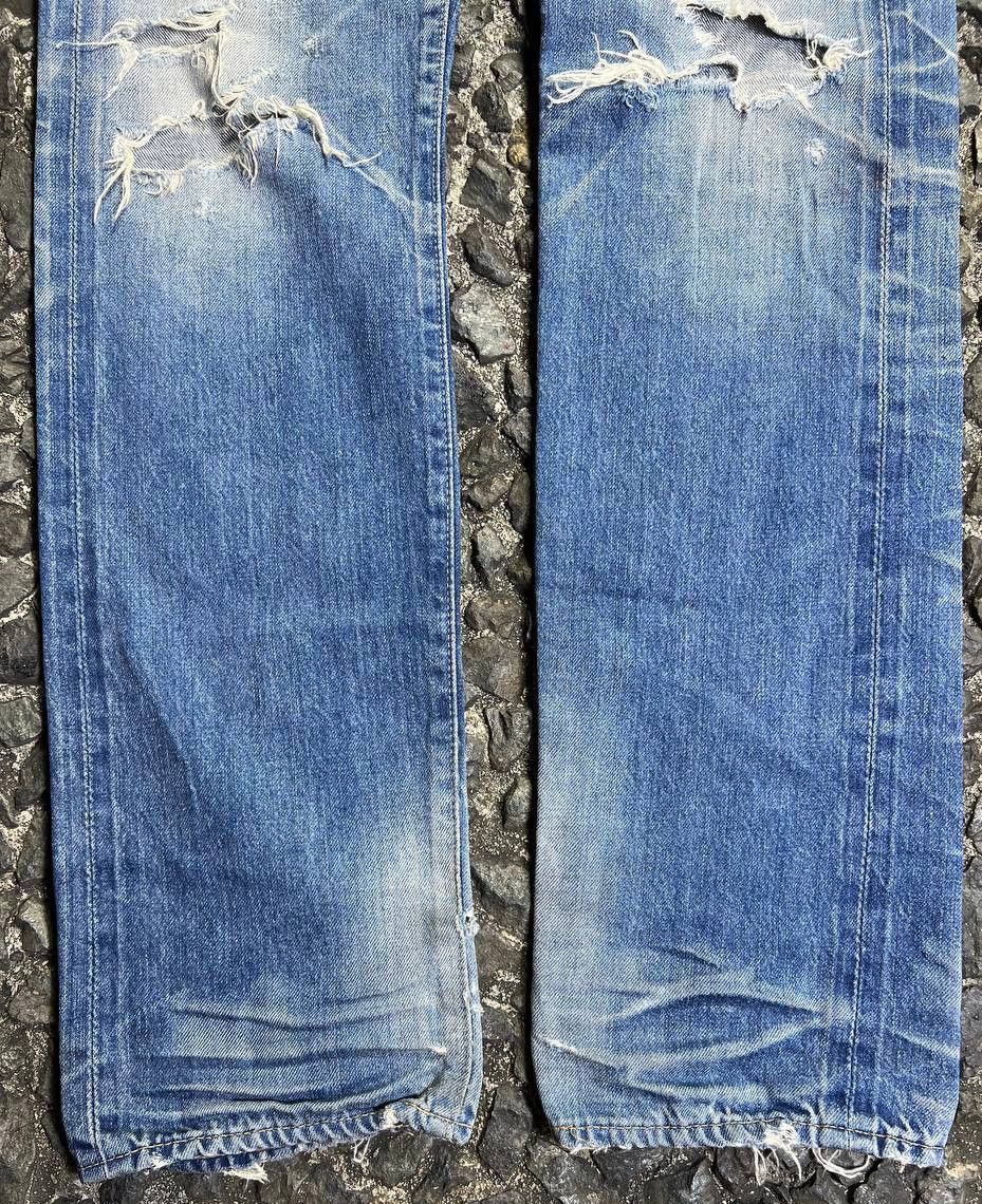 Hysteric Glamour Hysteric Glamour - Studded Tattered Denim Size US 30 / EU 46 - 4 Thumbnail