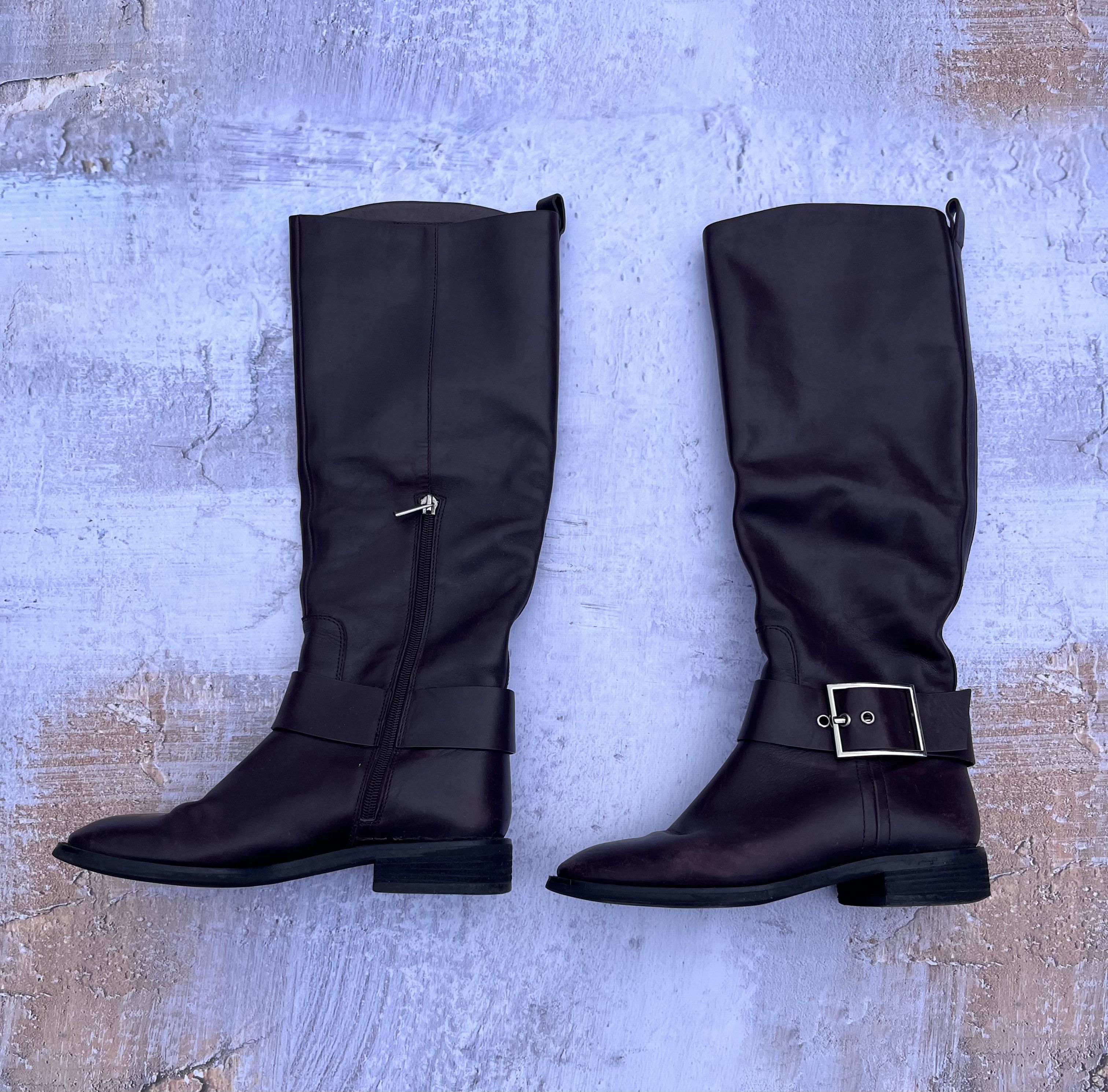 Leather Vintage Leather Boots Basconi Women’s Size 6/EU 37 Size US 6 / IT 36 - 2 Thumbnail