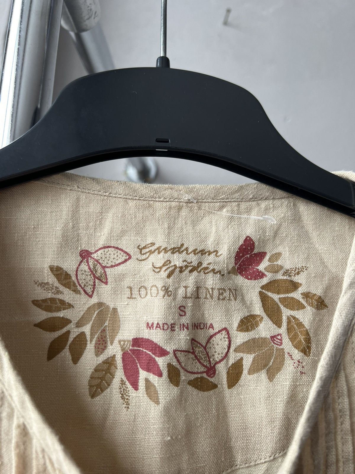 Gudrun Sjoden GUDRUN SJODEN ORGANIC LINEN DIRDNL STYLE TUNIC DRESS SIZE S Size S / US 4 / IT 40 - 7 Thumbnail