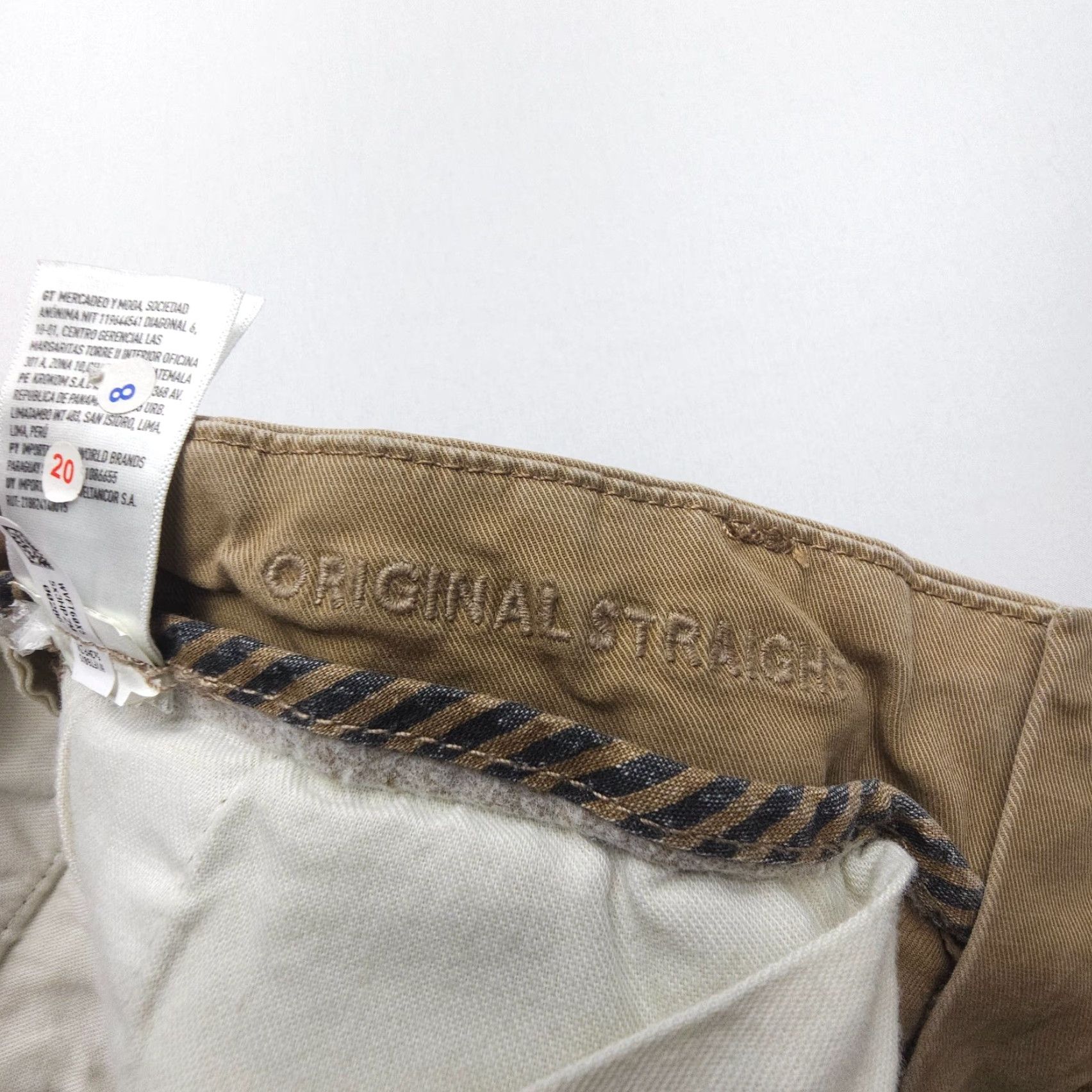 American Eagle Outfitters American Eagle Outfitters Mens Chino Pants 32 Regular Brown Twill Straight Inseam 30" Vintage No Size US 32 / EU 48 - 7 Thumbnail