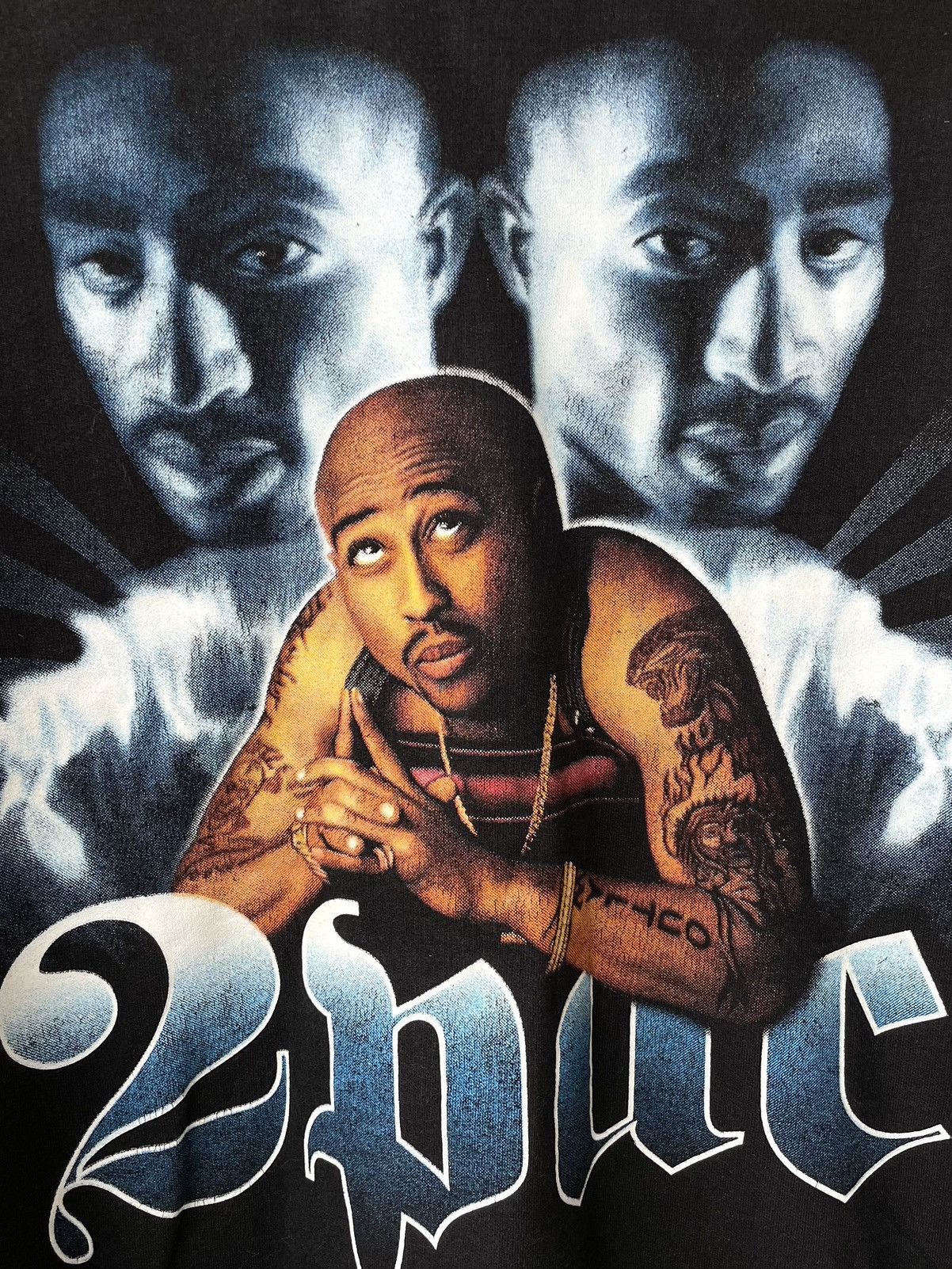Band Tees Vintage 90s 2Pac Tupac Shakur Rap Hip Hop Hoodie Sweatshirt Size US M / EU 48-50 / 2 - 5 Thumbnail