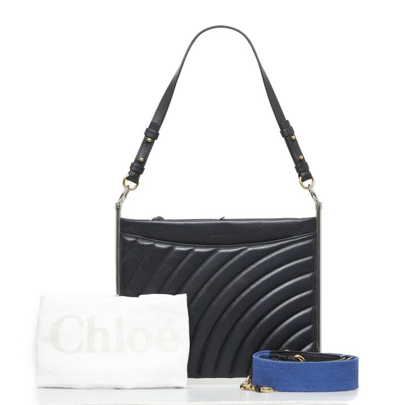 Chloe Chloe Chloe Roy Leather 2way Bag Leather Shoulder Bag Size ONE SIZE - 1 Thumbnail