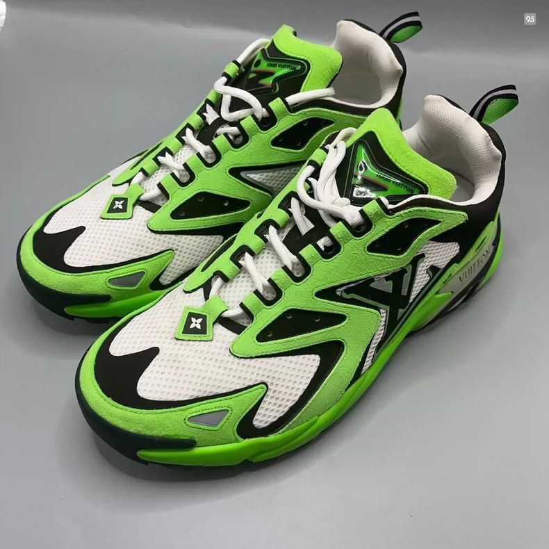 Louis Vuitton Louis Vuitton Runner Tatic Green Sneakers - dmc Size US 8.5 / EU 41-42 - 1 Thumbnail