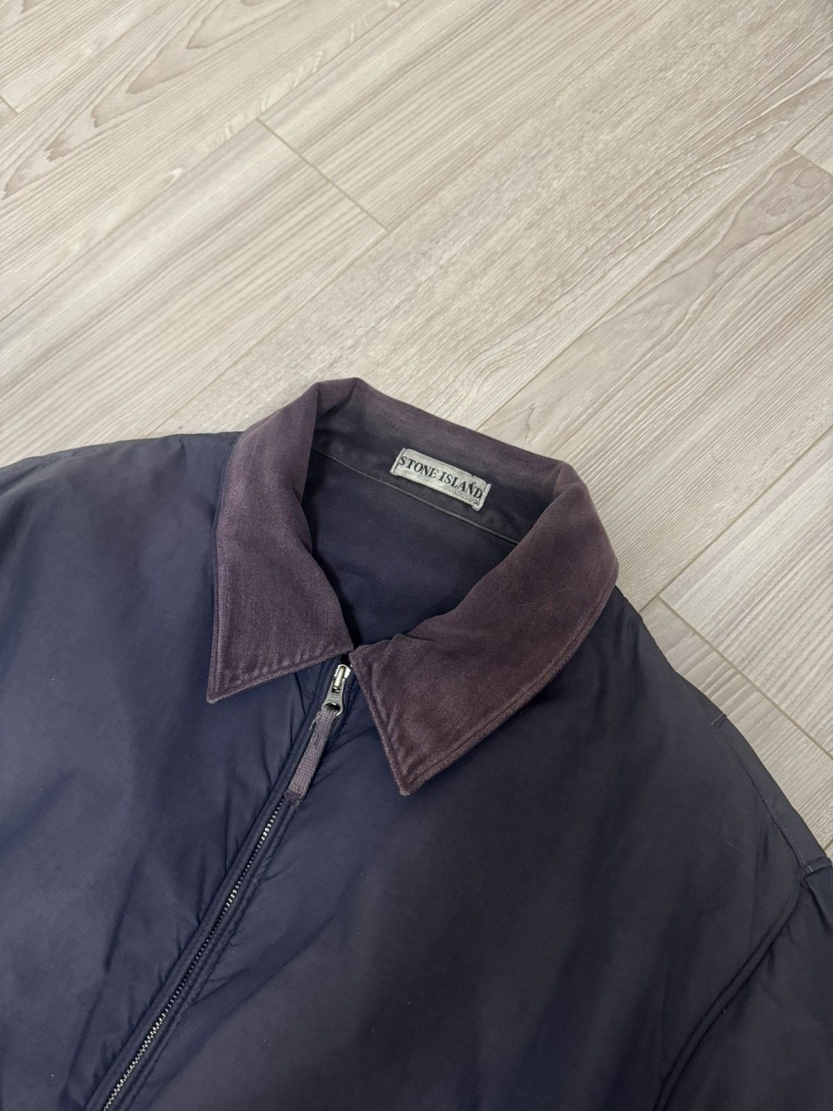 Stone Island STONE ISLAND 2001AW Garment Dyed Work Jacket Size US XXL / EU 58 / 5 - 6 Thumbnail