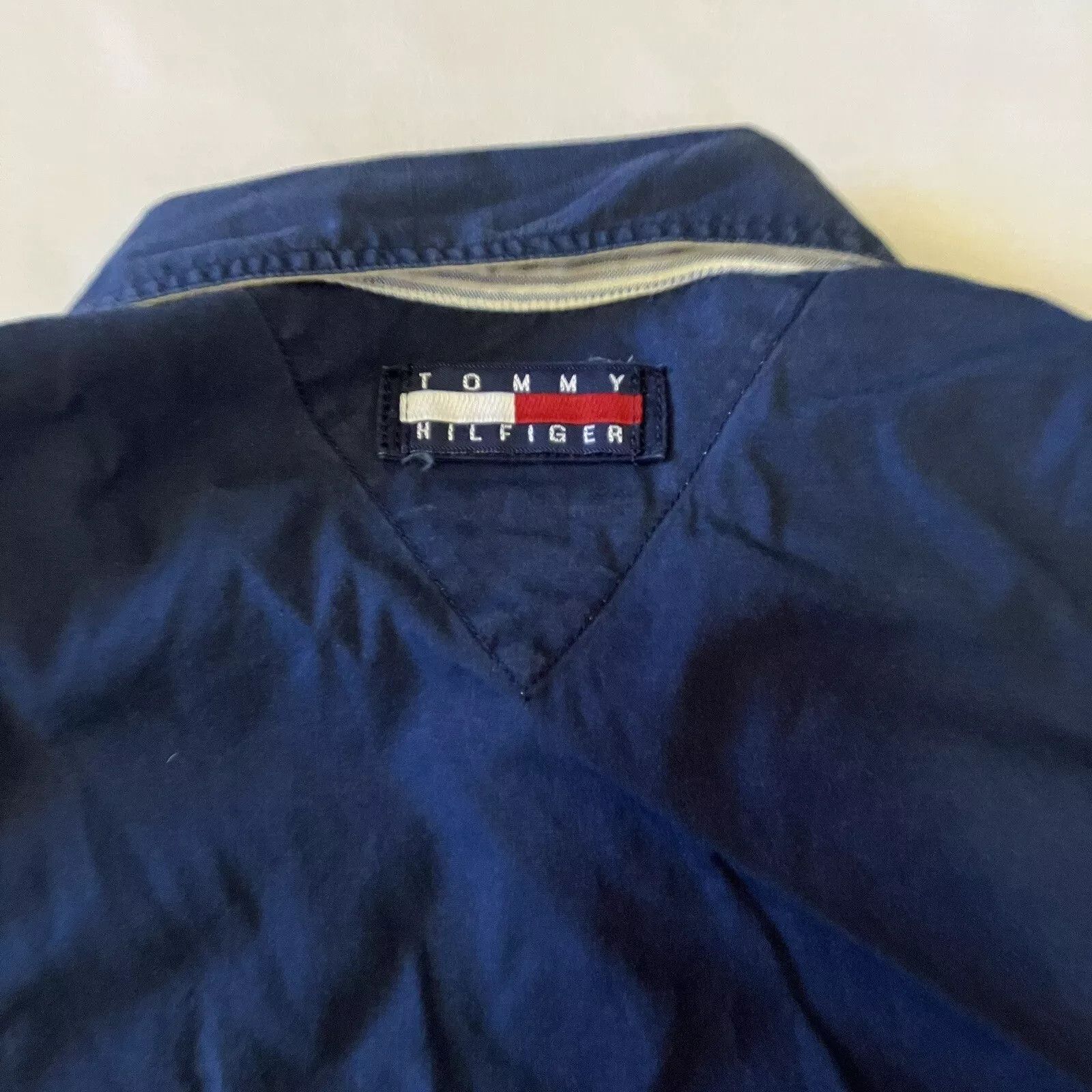 Tommy Hilfiger Levi’s Vintage Black Denim Jacket Size L Full Zip Collared Size US L / EU 52-54 / 3 - 8 Thumbnail