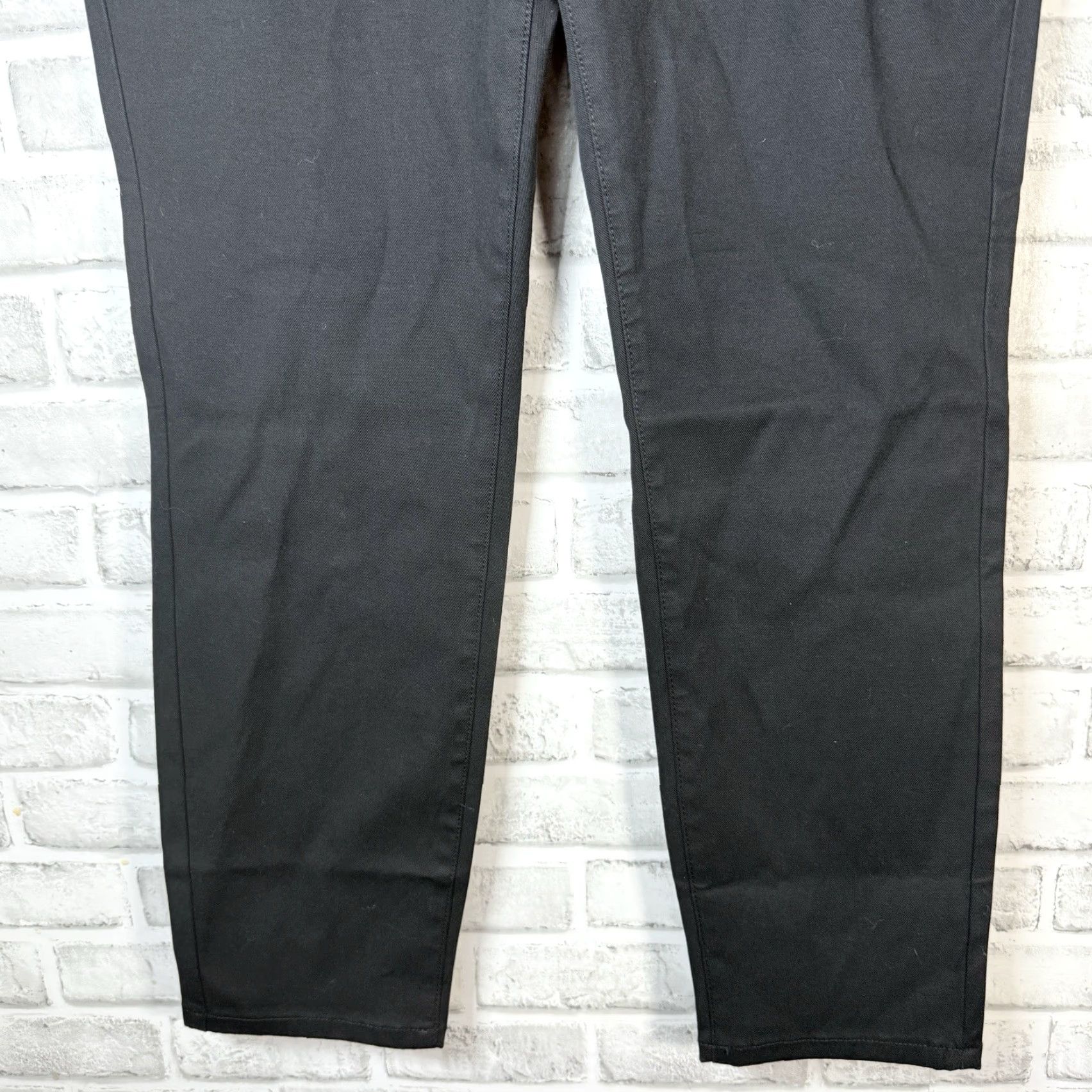 Vintage NWT JACHS Girlfriend Black Straight Leg Casual Pants Womens Size 8x28 Size 30" / US 8 / IT 44 - 3 Thumbnail