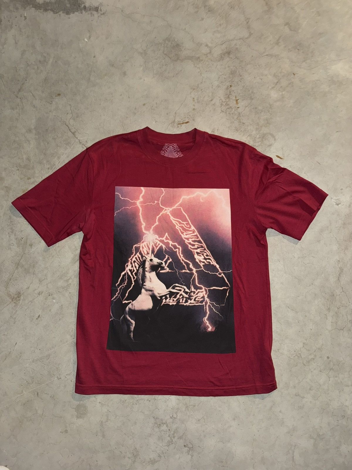 Palace Skateboards FW19 Corn Tee Red Tri-Ferg Men’s Size M