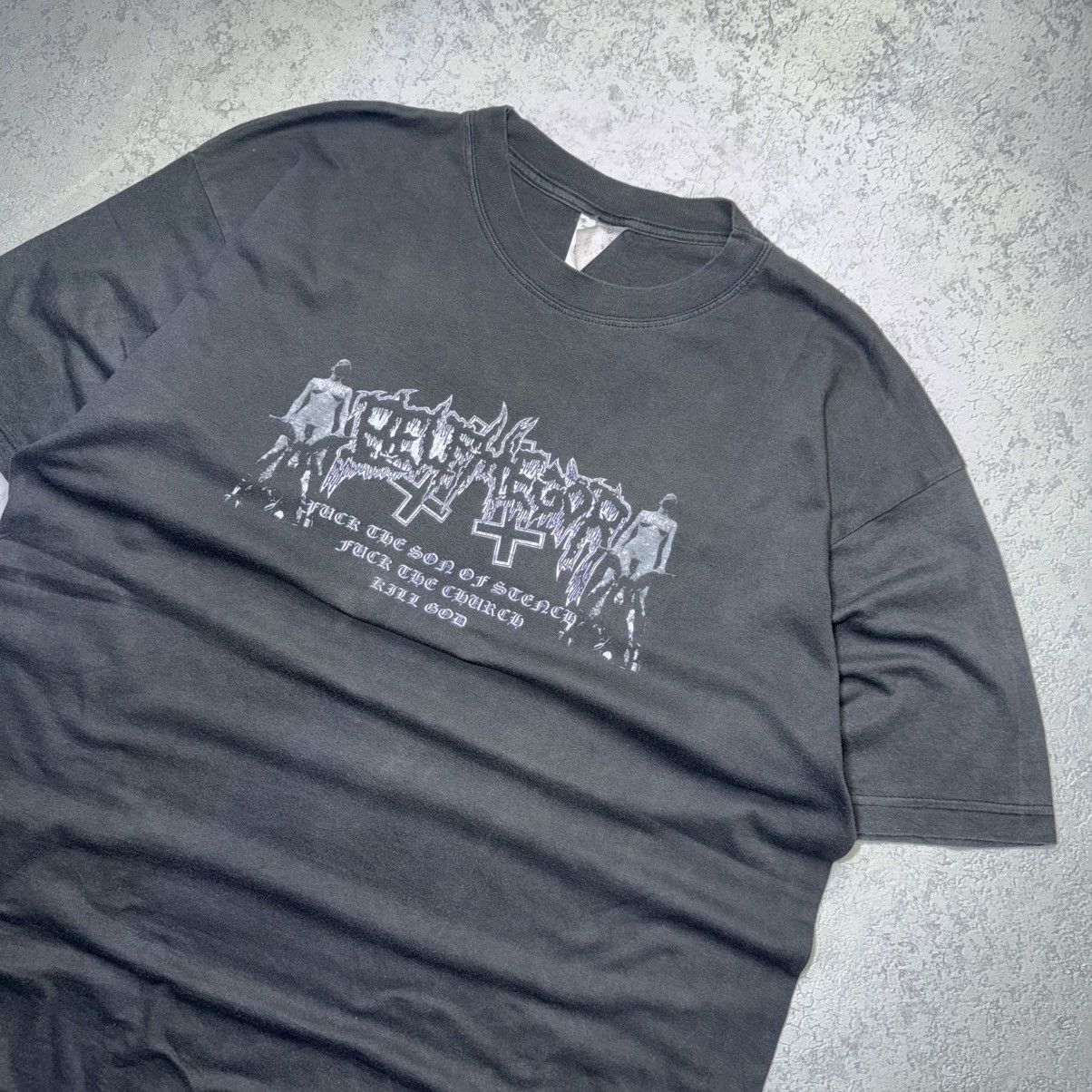 Band Tees Vintage 2000’ Belphegor “Necrodaemon Terrorsathan” T-Shirt Size US XL / EU 56 / 4 - 3 Thumbnail