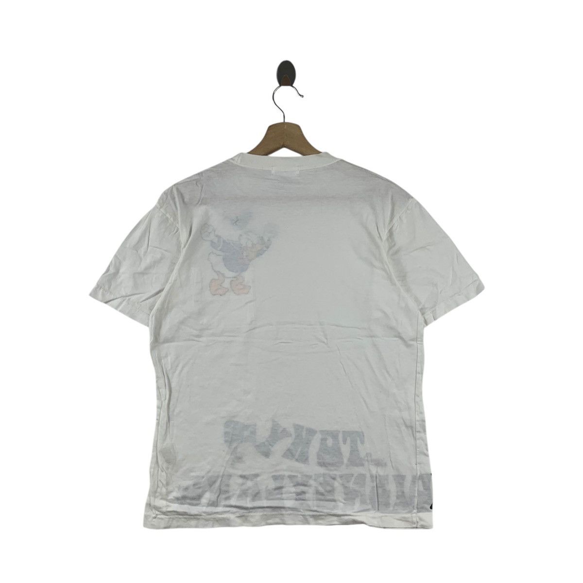 Disney Vintage TOKYO DISNEYLAND DONALD Duck Angry Tee Shirt Top Size S / US 4 / IT 40 - 5 Thumbnail