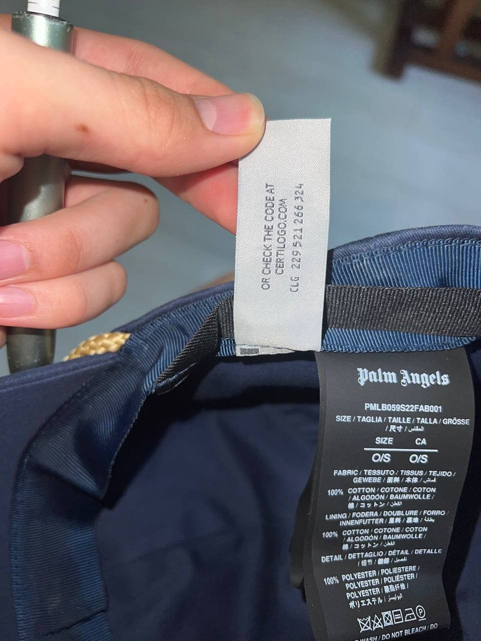 Palm Angels Palm Angels Commander Cap Size ONE SIZE - 5 Thumbnail