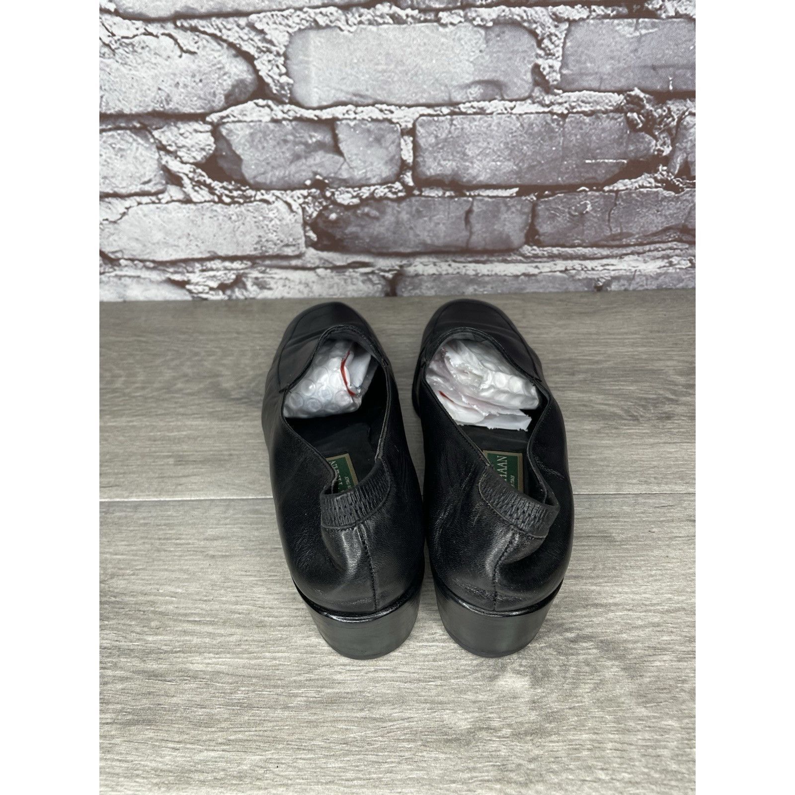 Cole Haan Cole Haan Black Leather Heel Italy Italian Loafers Shoes Wom Size US 8 / IT 38 - 6 Thumbnail