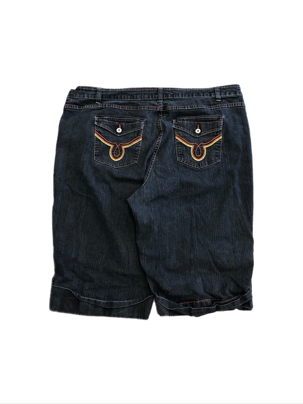 Vintage Vtg Y2K Cato Capri Jean Shorts Size 42" / US 20 - 1 Thumbnail