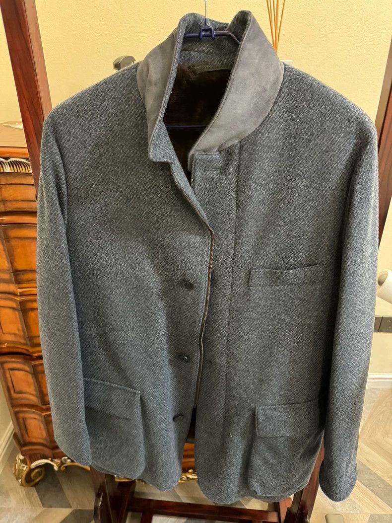 Loro Piana LORO PIANA Sheepskin coat Size US XL / EU 56 / 4 - 5 Thumbnail