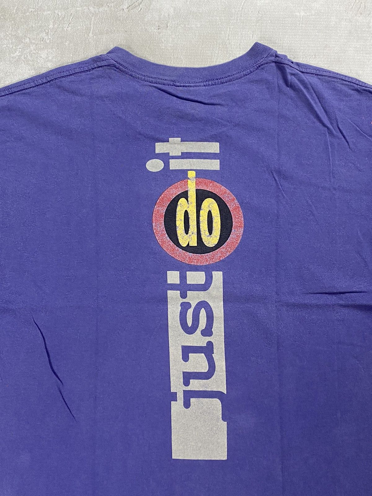 Nike × Vintage Vintage 90s Nike Just Doit T-shirt Size US XL / EU 56 / 4 - 6 Thumbnail