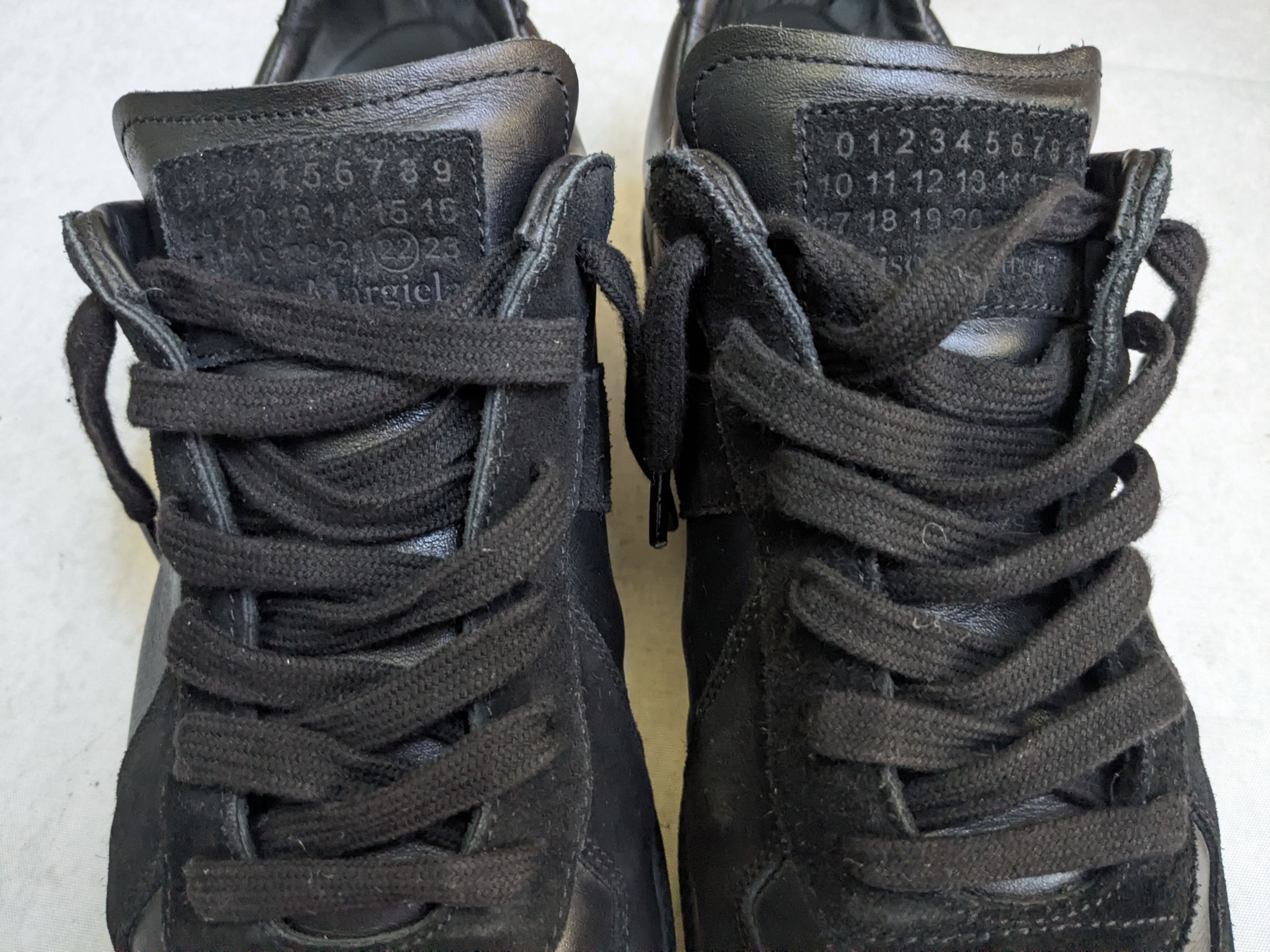 Maison Margiela Maison Margiela Replica GAT Black 12 45 Low Tops Size US 12 / EU 45 - 5 Thumbnail