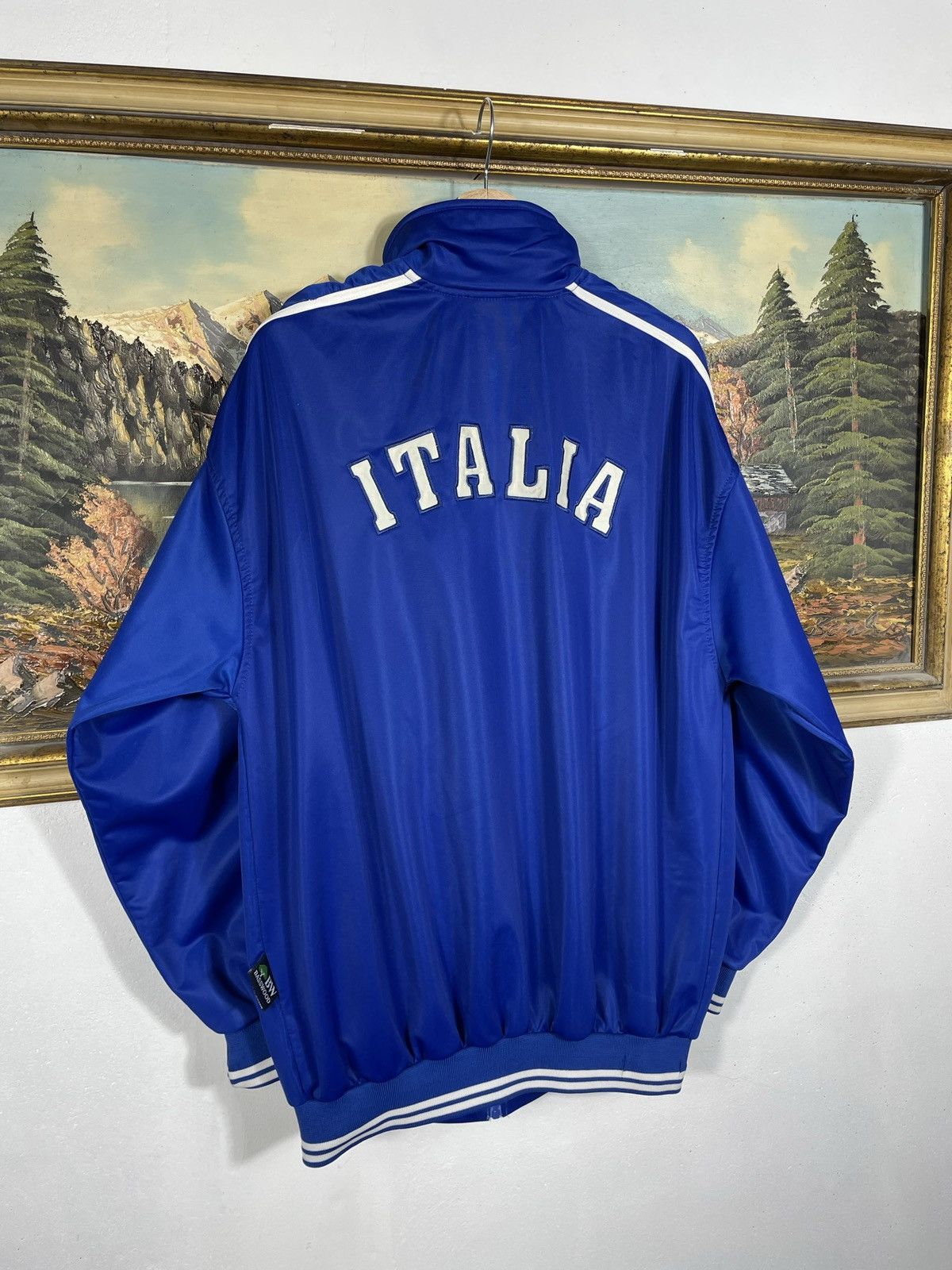 Vintage Italia Vintage Y2k Zip Sweatshirt Football Blockcore Italy Size US XXL / EU 58 / 5 - 8 Thumbnail
