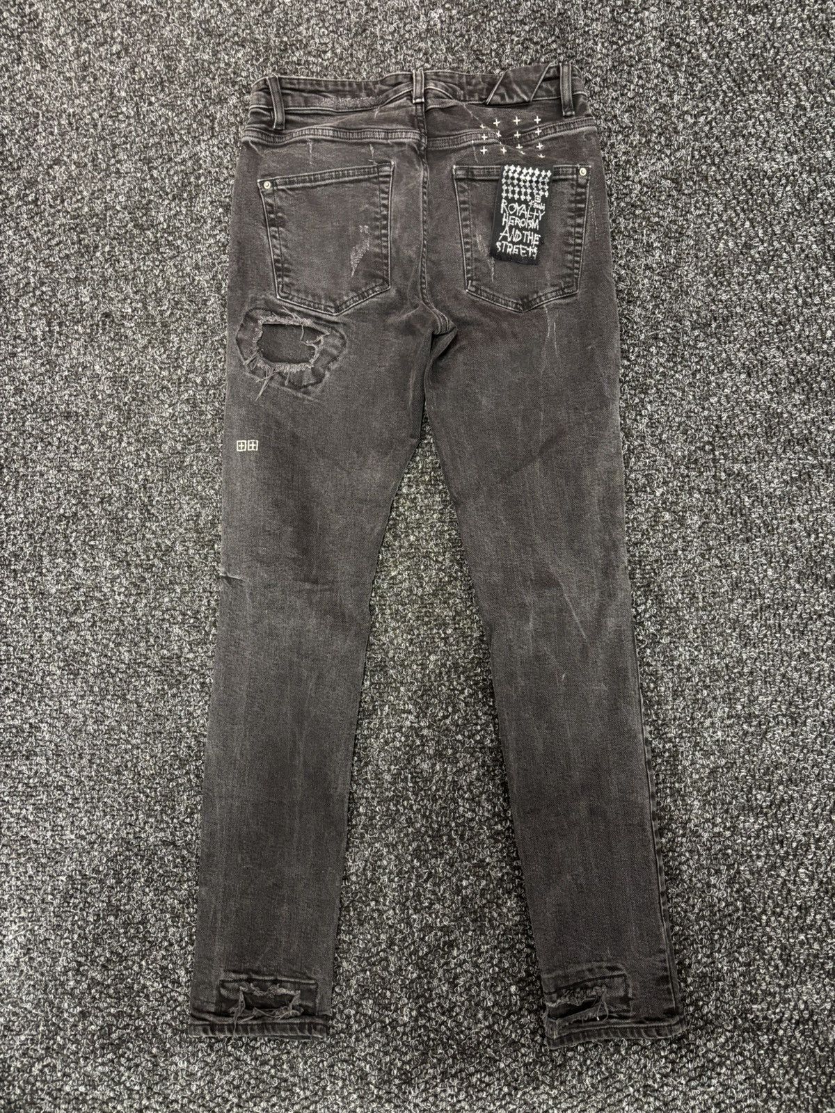 Ksubi Distressed Jeans Black