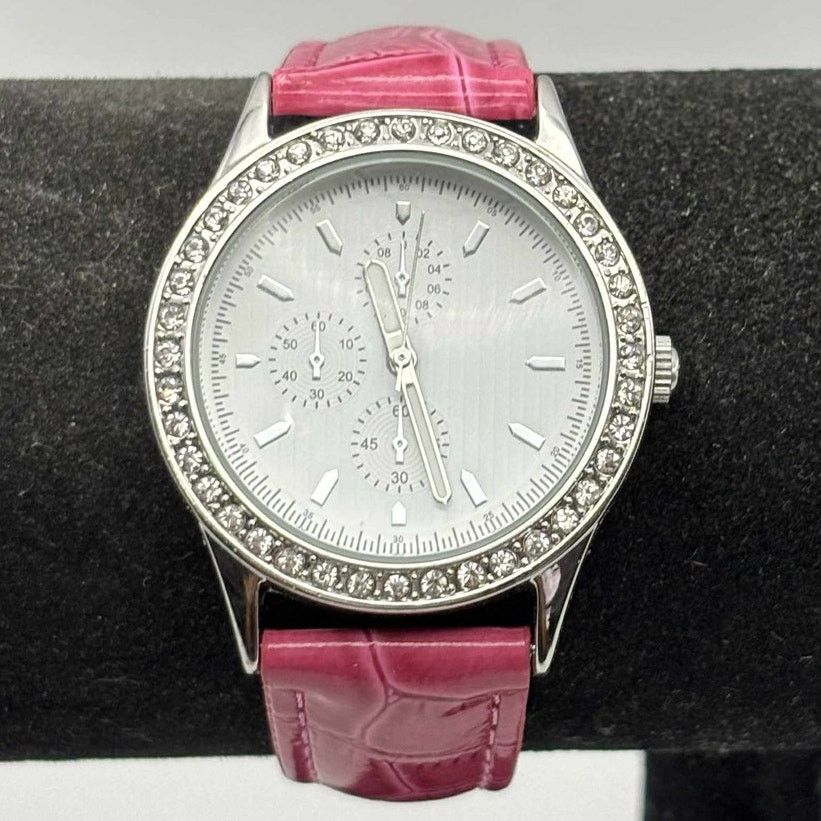 Other Pink & Silver Crystal Watch Size ONE SIZE - 1 Thumbnail