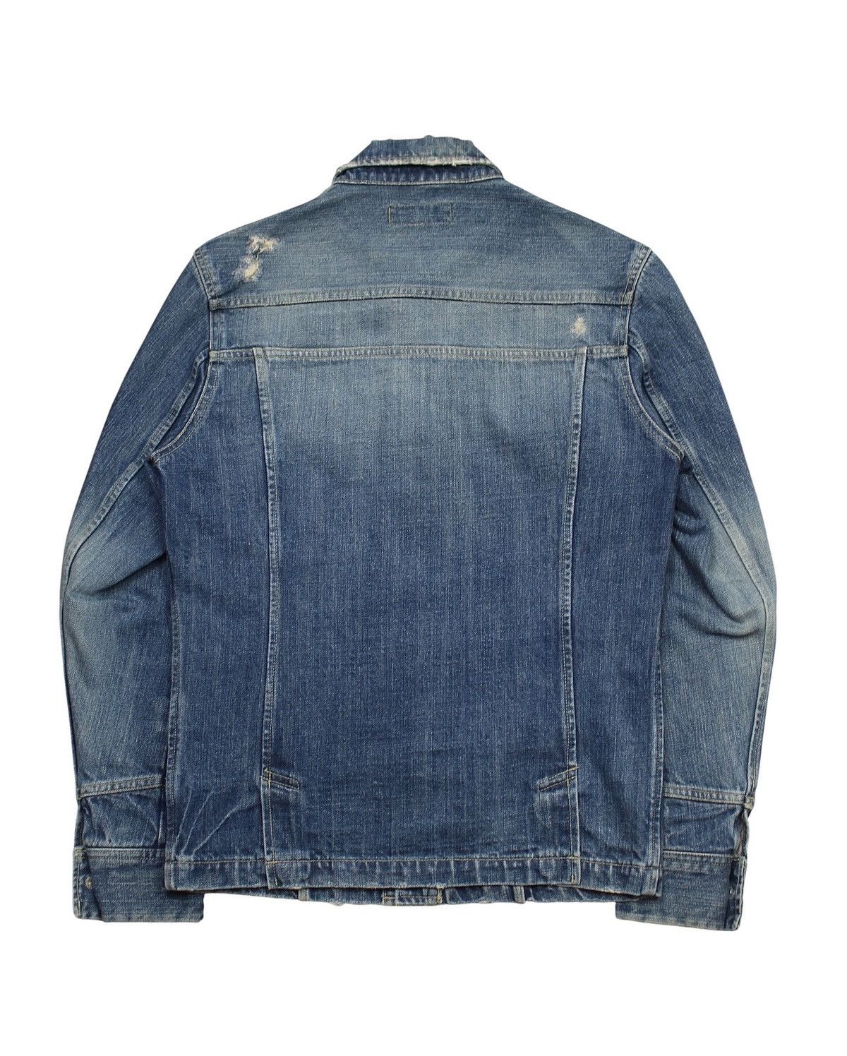 Hysteric Glamour FW2016 MONSIEUR NICOLE NICOLE CLUB DISTRESSED DENIM JACKET Size US M / EU 48-50 / 2 - 2 Thumbnail