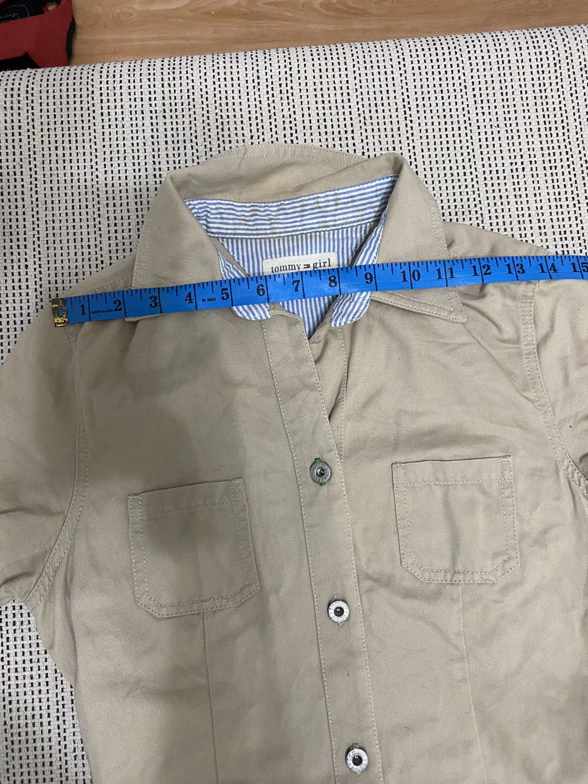 Japanese Brand × Tommy Hilfiger Tommy girl long coat very rare Size M / US 6-8 / IT 42-44 - 17 Thumbnail