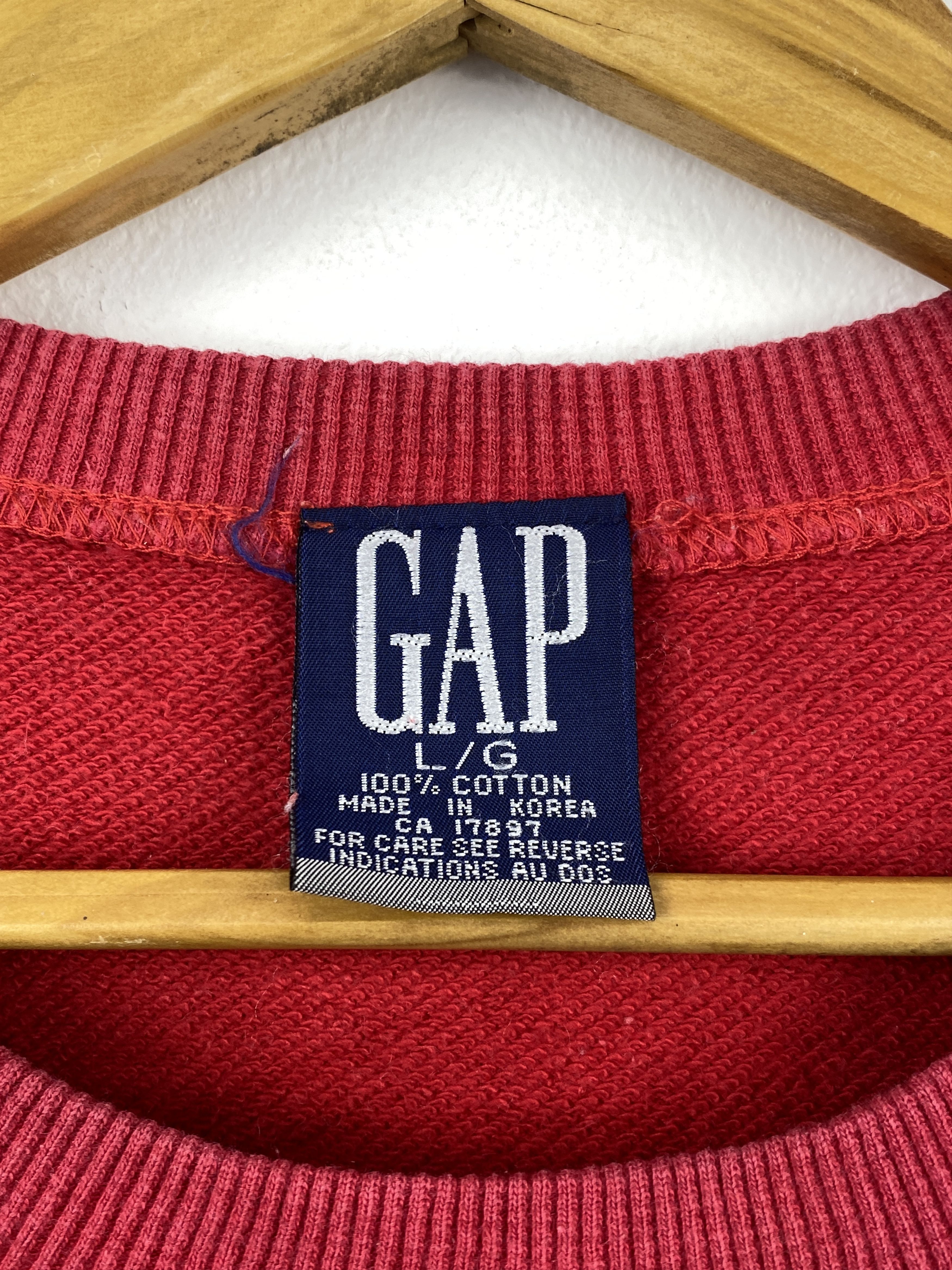 Gap Vintage Gap Spell Out Big Logo Crewneck Sweatshirt SH0429 Size US L / EU 52-54 / 3 - 5 Thumbnail