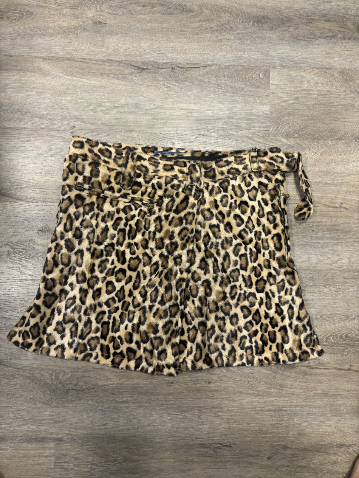 Blackmeans Blackmeans Archive Cheetah Print Apron/Kilt Size 32 - 3 Thumbnail