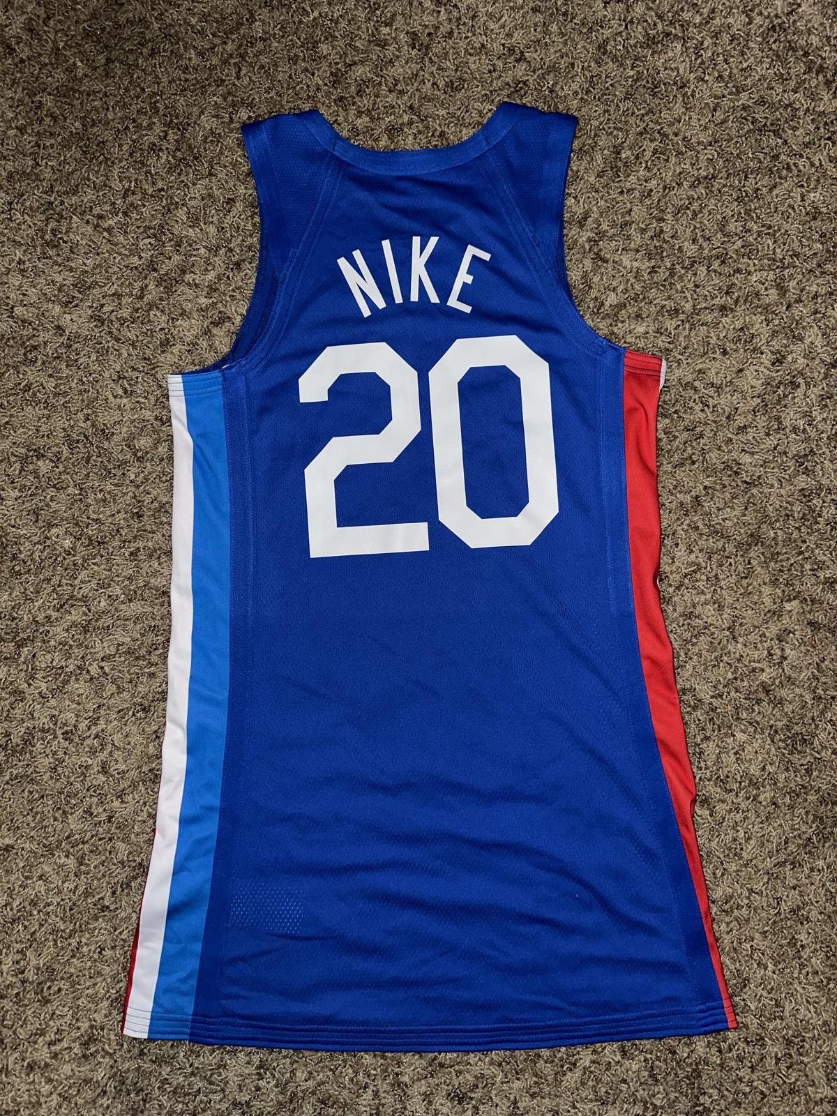Nike Nike Men’s 2020 Olympic Basketball Dominicana Team Issue Blue Jersey Size US M / EU 48-50 / 2 - 2 Thumbnail