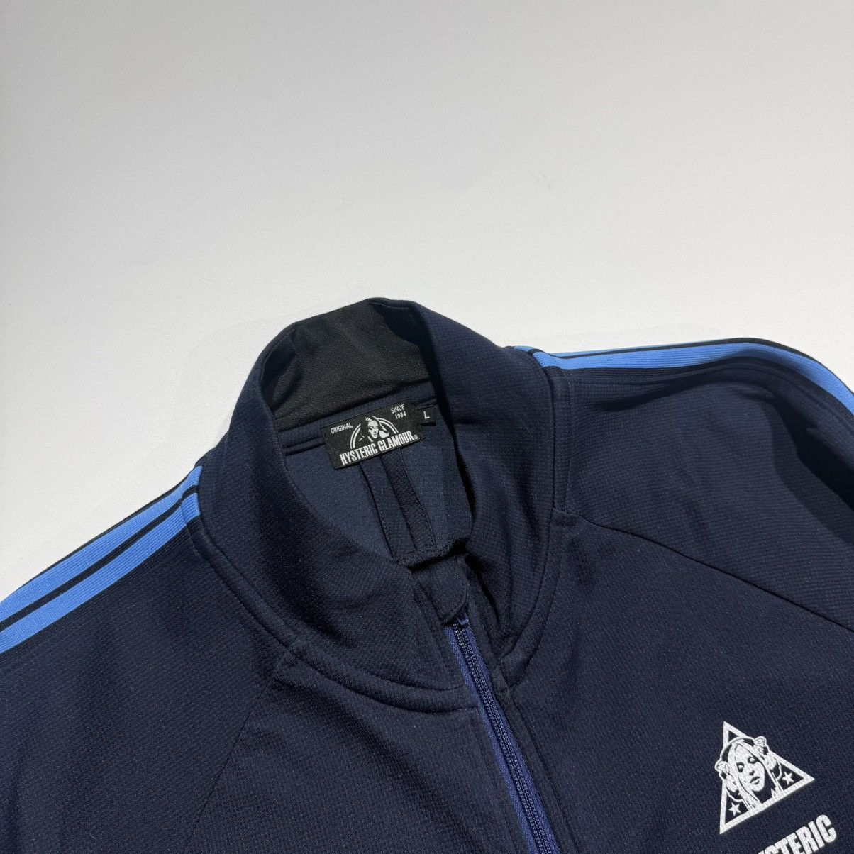 Hysteric Glamour Rare Hysteric Glamour Navy Track Jacket Size US L / EU 52-54 / 3 - 3 Thumbnail