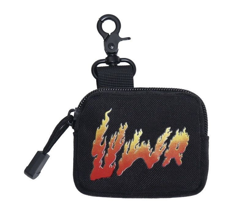 Japanese Brand 2000s y2k flame letter small pocket pouch Size ONE SIZE - 2 Thumbnail