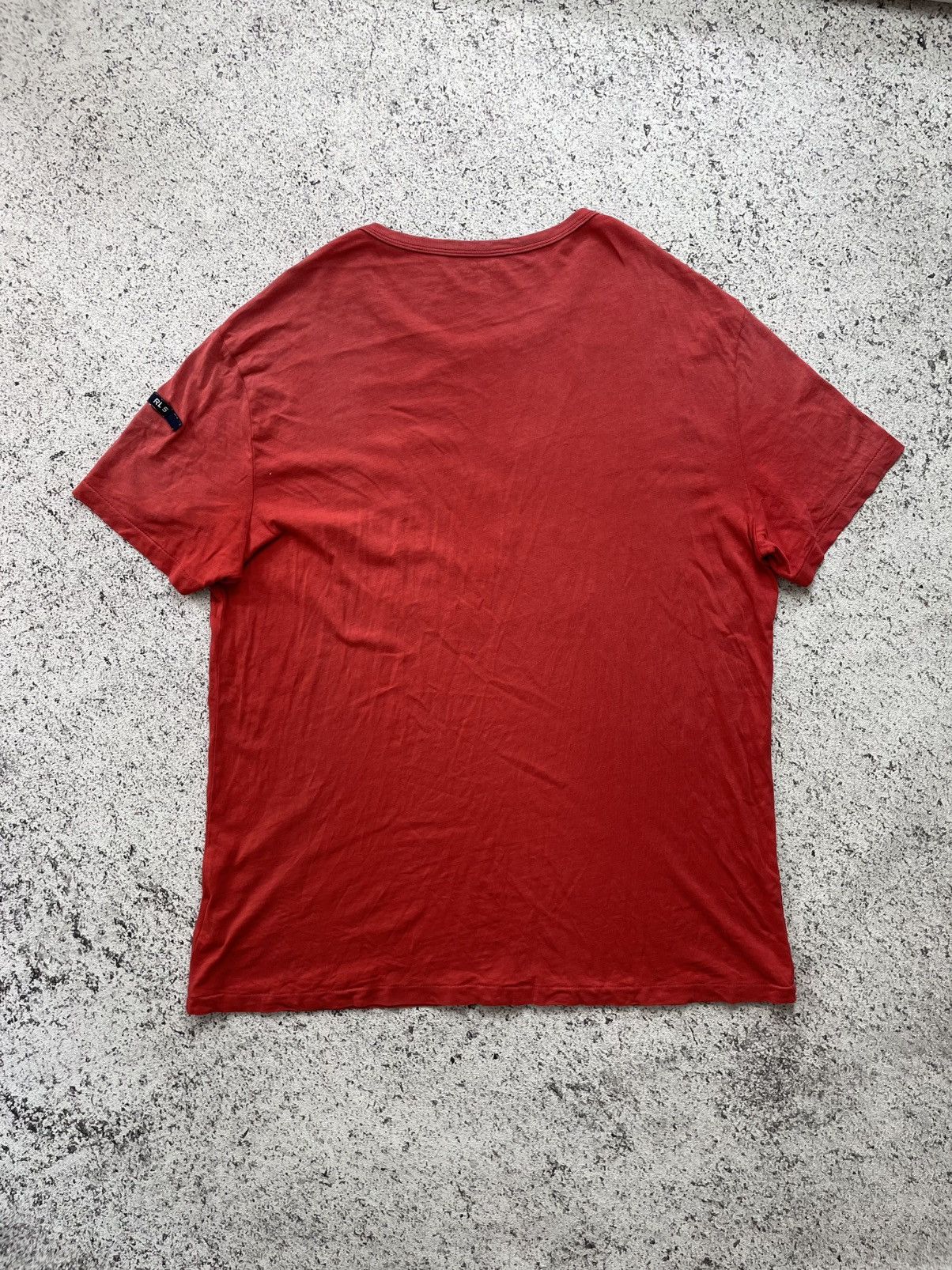 Polo Ralph Lauren Vintage Sun Faded 1990’s Polo Ralph Lauren US Naval Tees Size US XL / EU 56 / 4 - 5 Thumbnail