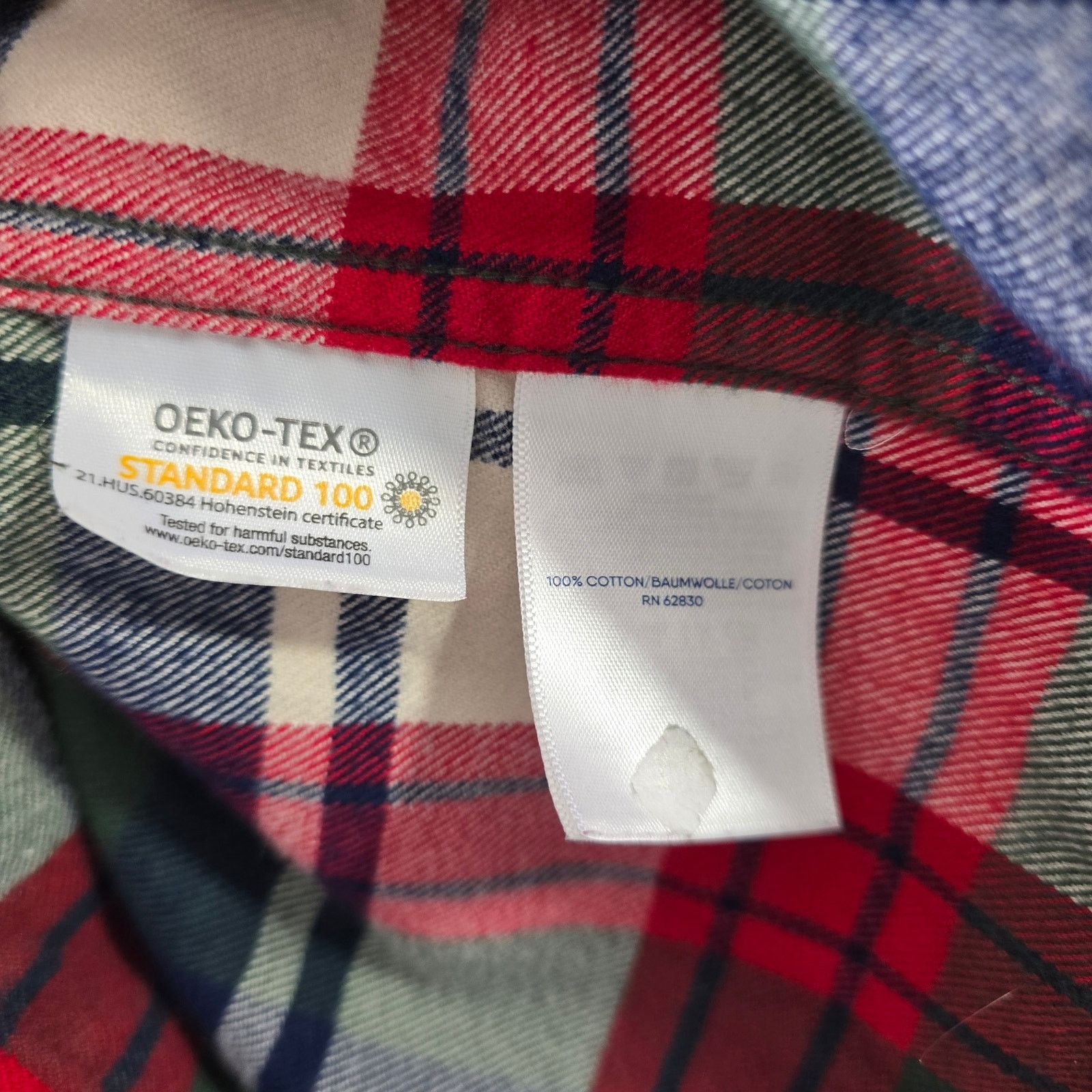 Lands' End Lands' End Plaid Flannel Button-down Shirt Large 16-16 1/2 Size US L / EU 52-54 / 3 - 4 Thumbnail