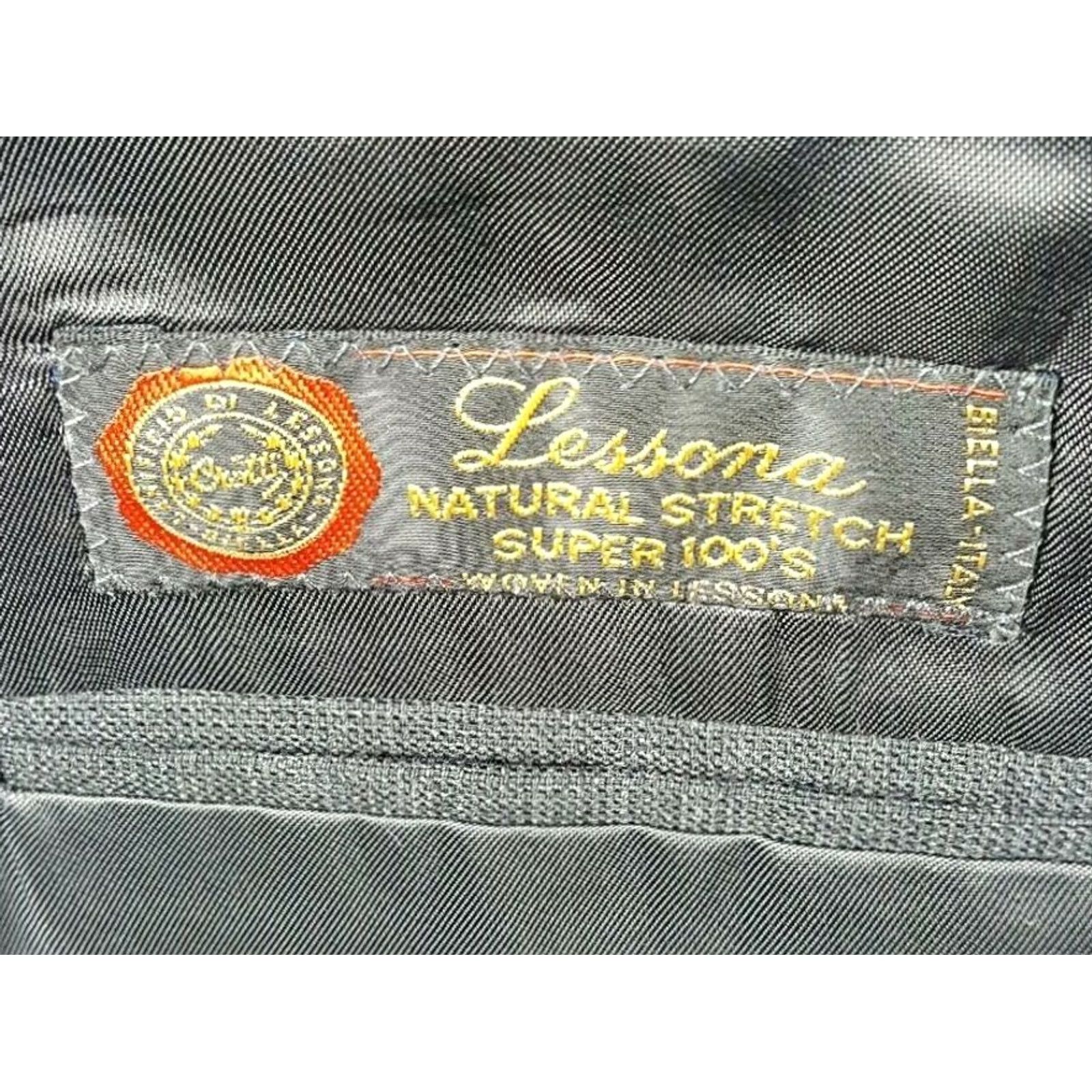 Pronto Uomo Pronto Uomo Sport coat charcoal 44L Italy 2 Button stretch Lessona Super 100s Mens Size US S / EU 44-46 / 1 - 6 Thumbnail