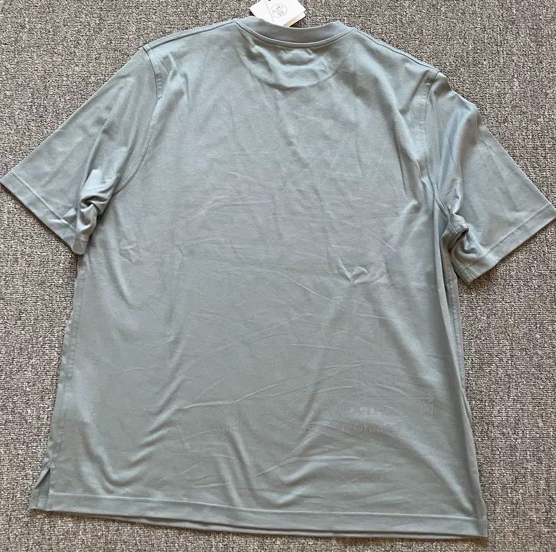 Hermes Hermes Men's Round Neck T-Shirt - Eucalyptus Green Size US L / EU 52-54 / 3 - 4 Thumbnail