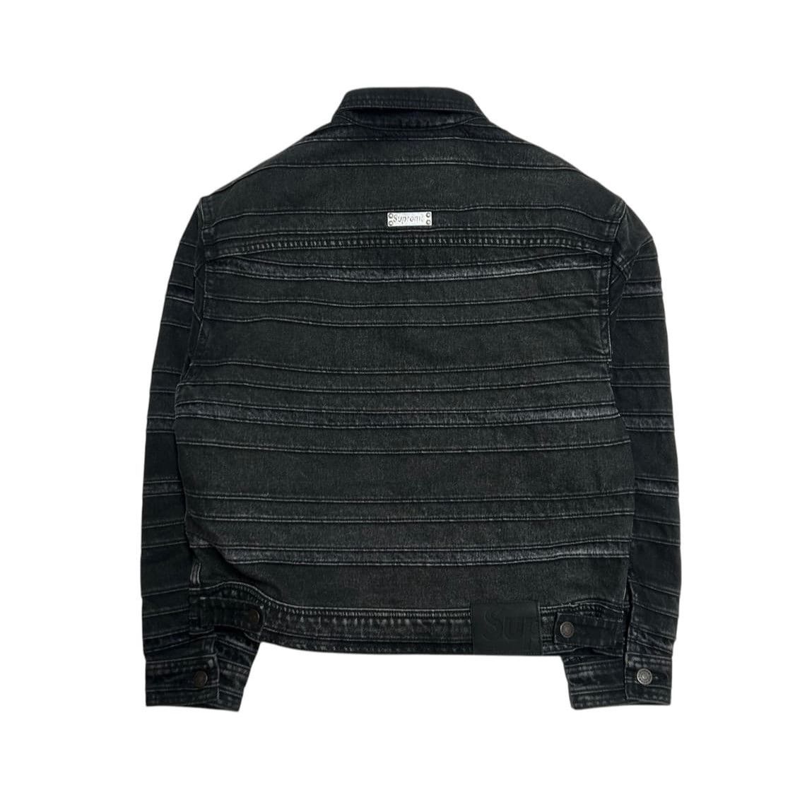 Supreme Supreme Layered Black Denim Jacket Size US S / EU 44-46 / 1 - 2 Thumbnail