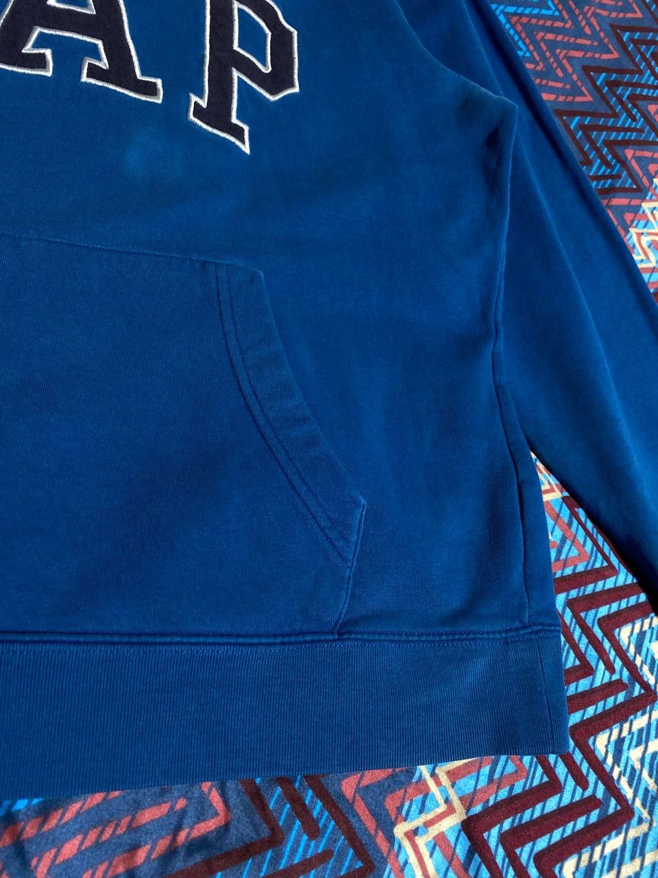 Gap × Vintage 🧿 Vintage Gap Fleece Big Logo Hoodie Y2K Size US XL / EU 56 / 4 - 19 Thumbnail