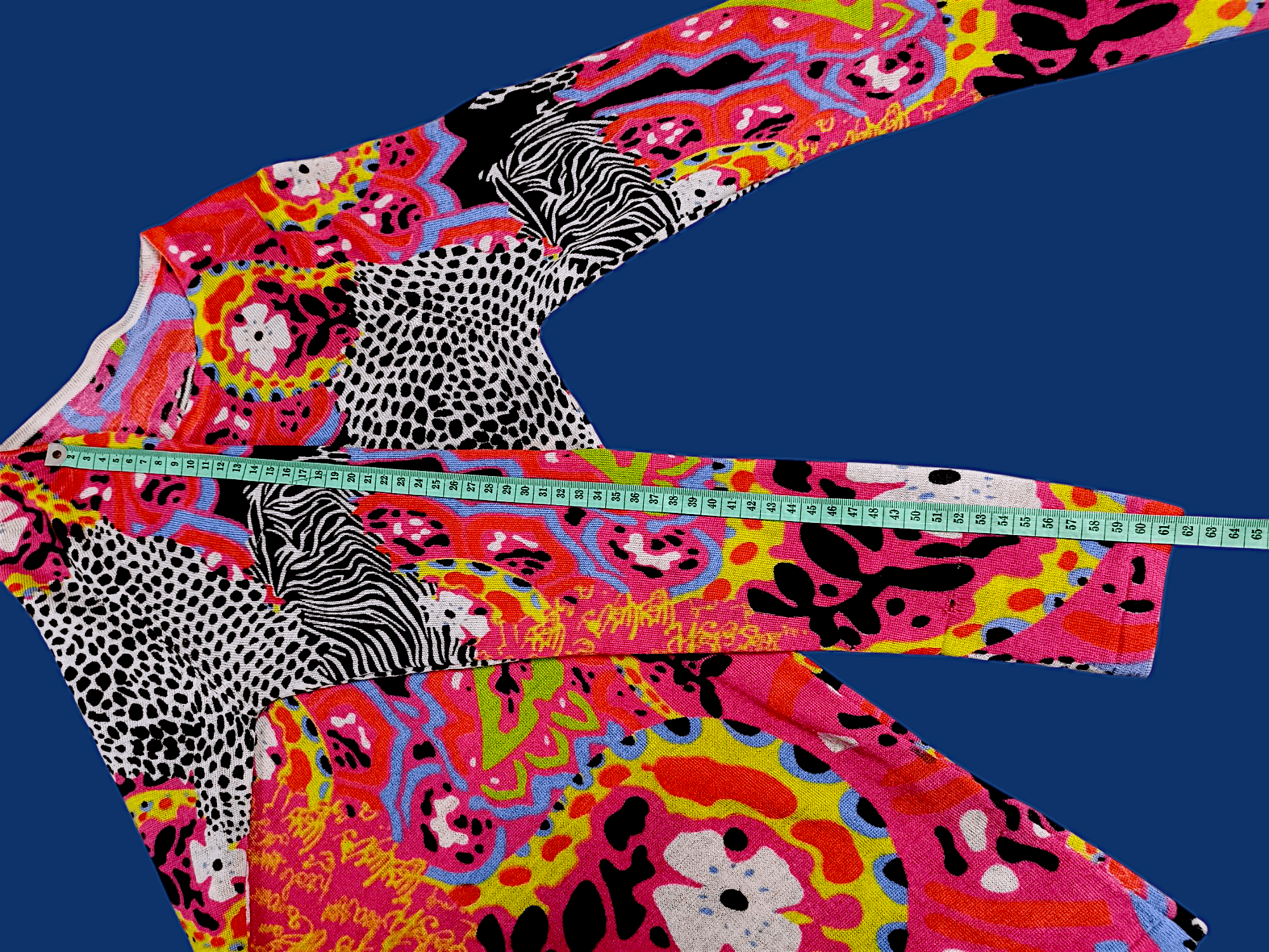 Japanese Brand UNKNOWN BRANDS Full print Long Sleeve T Shirt Y2K Style Size US M / EU 48-50 / 2 - 10 Thumbnail