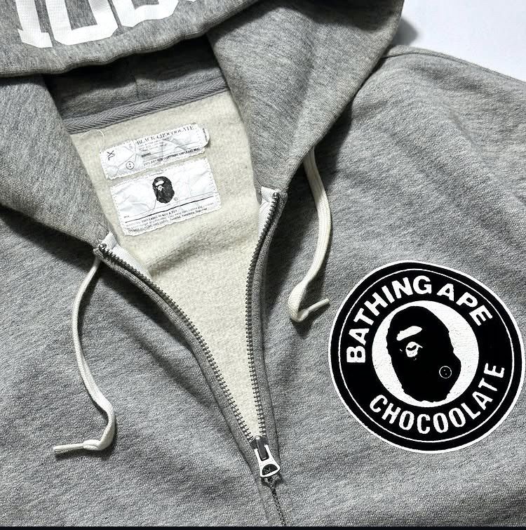 Bape × CHOCOOLATE Bape x Chocolate Ape Head Busy Works Zip Up Hoodie Size US XL / EU 56 / 4 - 5 Thumbnail