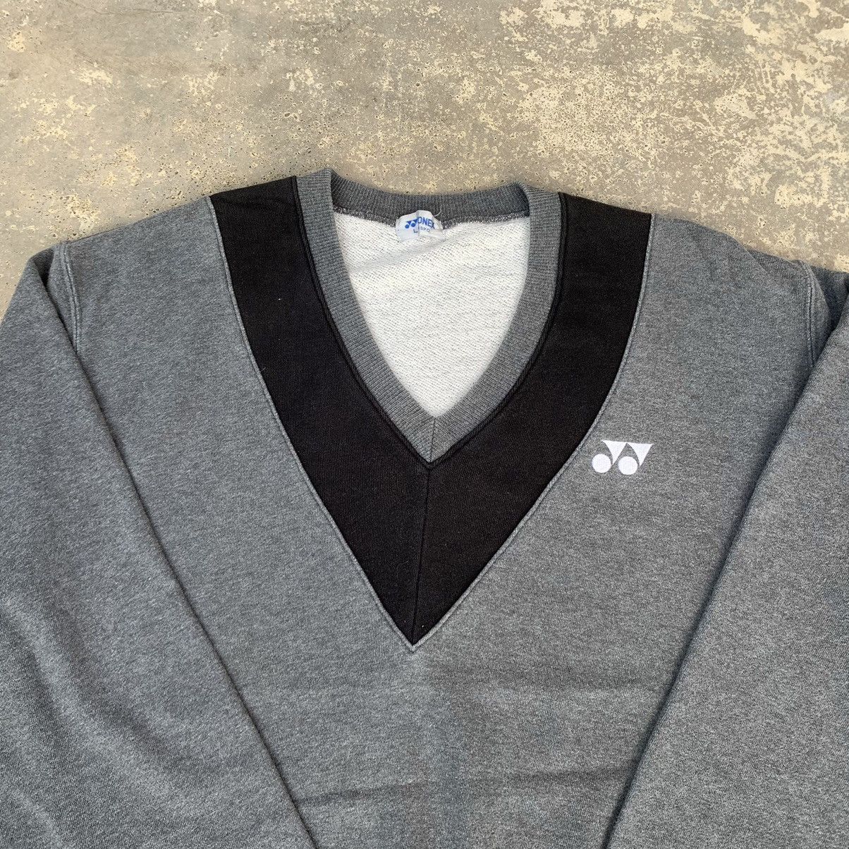 Japanese Brand × Vintage Vintage 90s Yonex Vneck Sweater Size US M / EU 48-50 / 2 - 4 Thumbnail