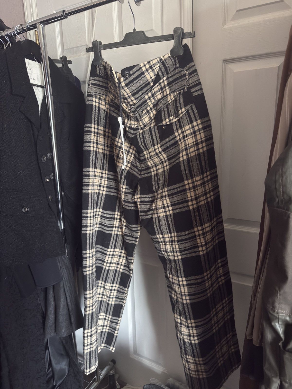John Alexander Skelton 1/7 CVIII John Alexander Skelton tea dyed plaid pants Size US 34 / EU 50 - 3 Thumbnail