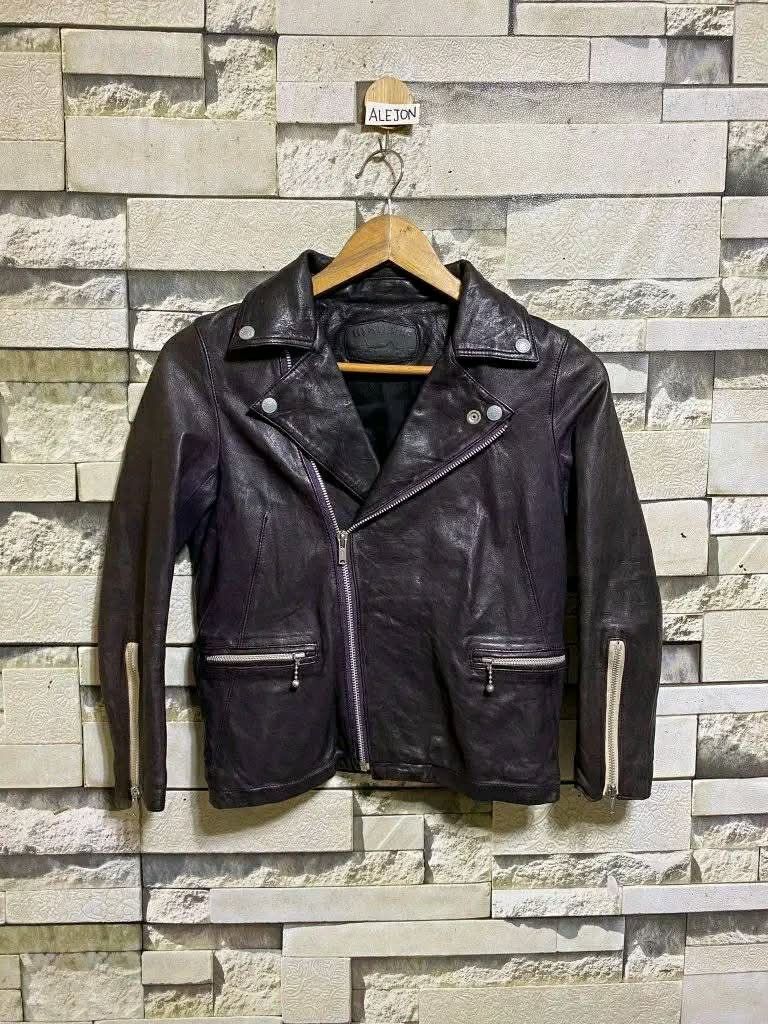 Hysteric Glamour HYSTERIC GLANOUR DOUBLE BIKER JACKET LEATHER Size S / US 4 / IT 40 - 1 Thumbnail