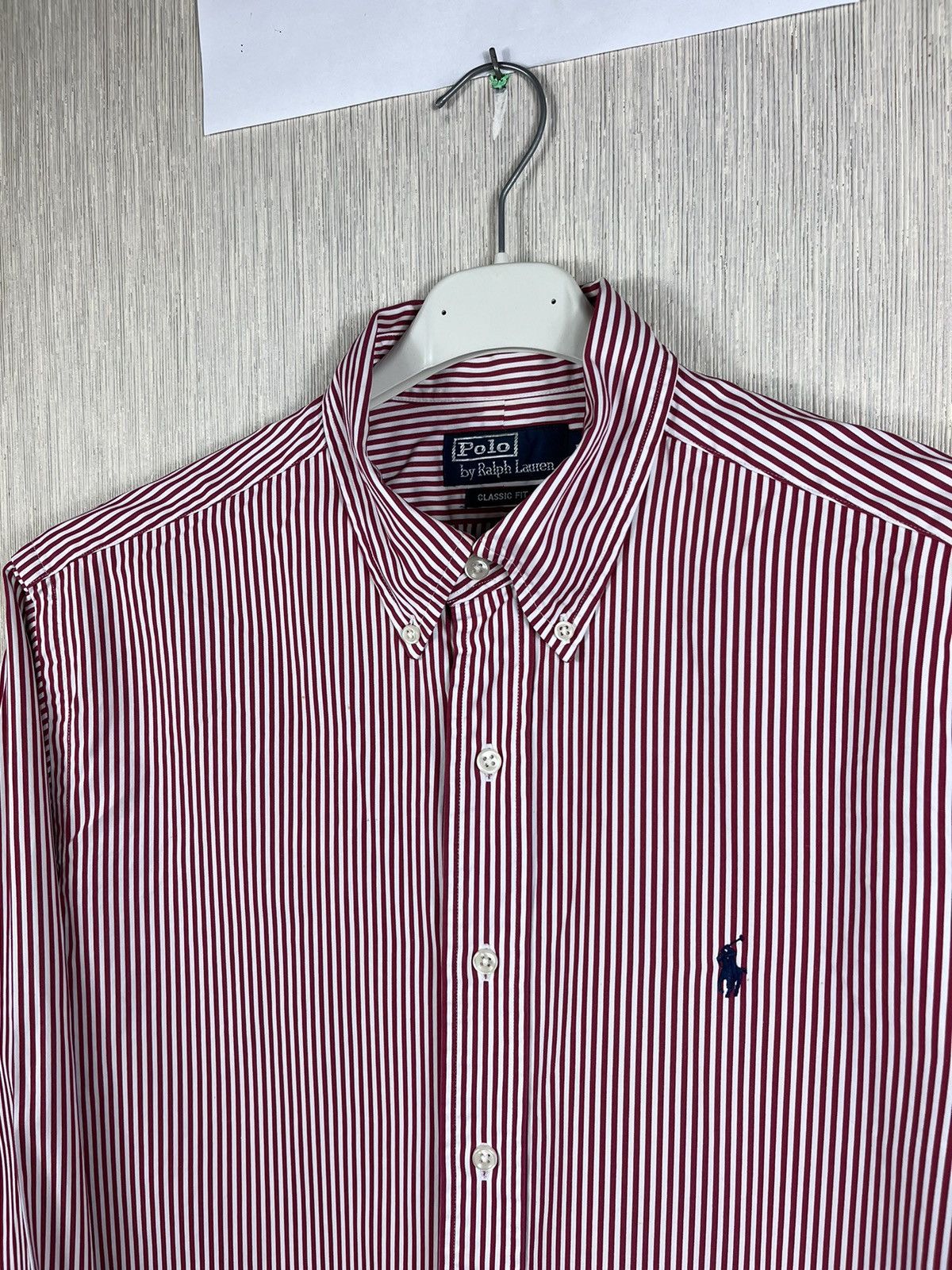 Polo Ralph Lauren × Ralph Lauren × Vintage Vintage Polo Ralph Lauren 90s striped shirt chest small logo Size US L / EU 52-54 / 3 - 8 Thumbnail