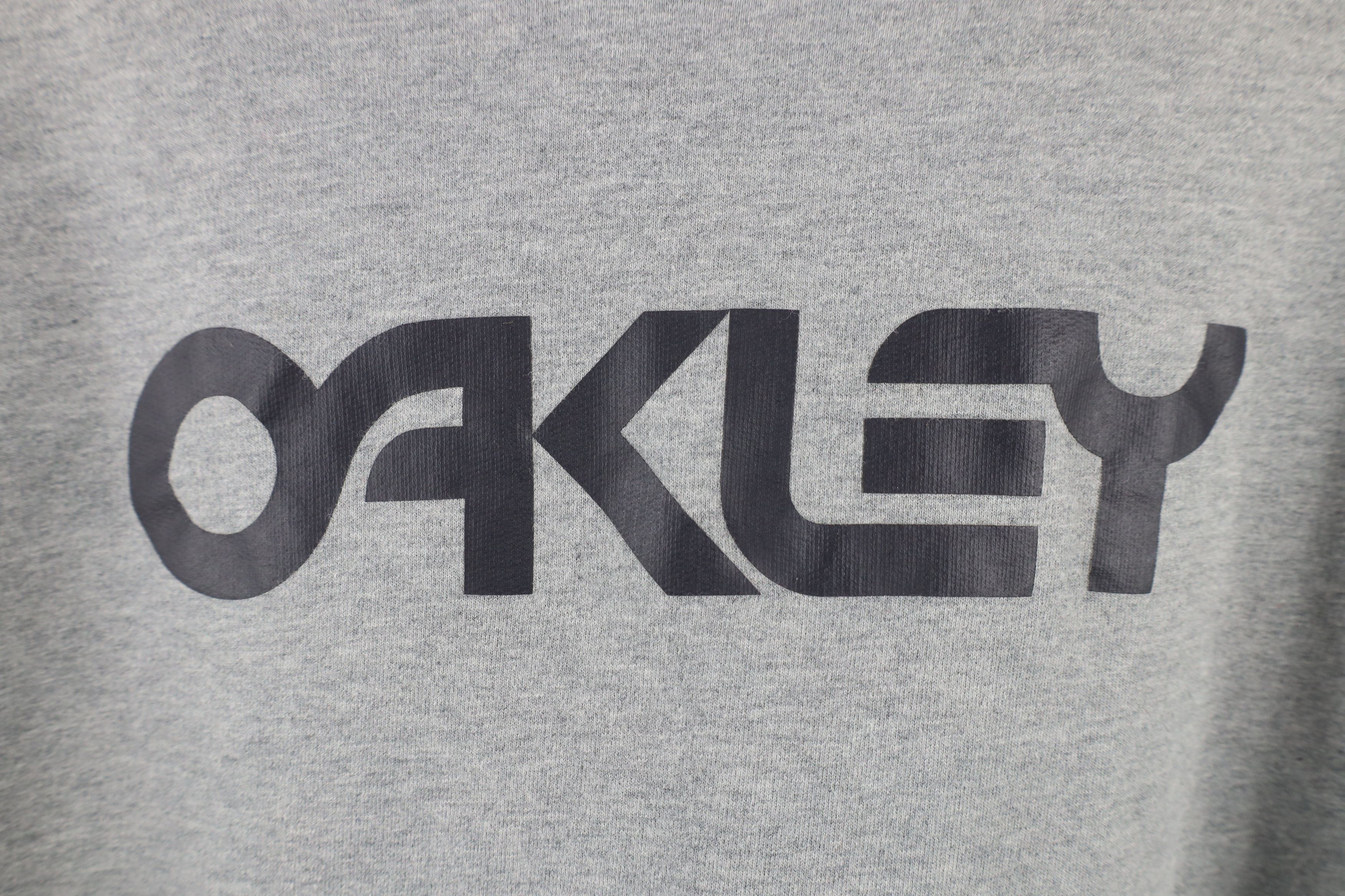 Oakley × Vintage Vintage Oakley Fit Spell Out Hoodie Sweatshirt Heather Gray Size US L / EU 52-54 / 3 - 4 Thumbnail