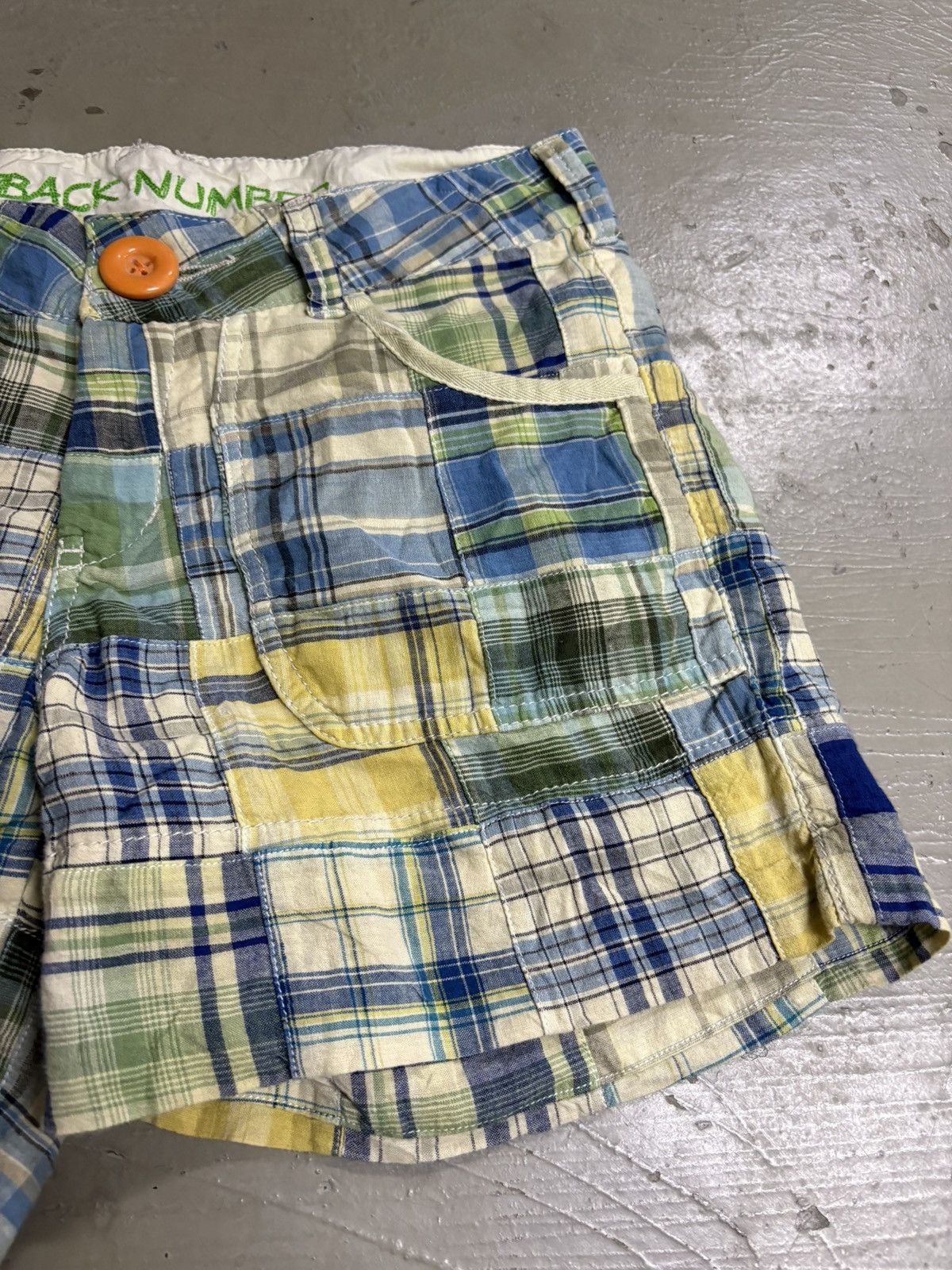 Kapital 1980’s Vintage Japanese Distressed Patchwork Denim Shorts Size 28" / US 6 / IT 42 - 2 Thumbnail
