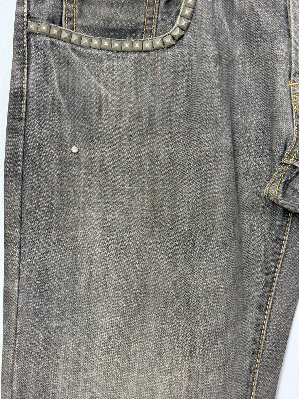 Hysteric Glamour Hysteric Glamour Studded Distressed Black Pants Size US 29 - 6 Thumbnail