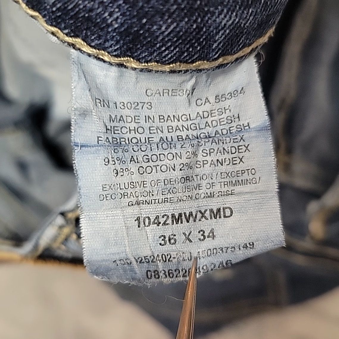Wrangler Wrangler 20x Shorts Denim 36 Women 90s Y2K Distressed Micro Mini Western Cowboy Denim Shorts Blue Baggy 5-Pocket Womens Size 25" / US 0 / IT 36 - 3 Thumbnail