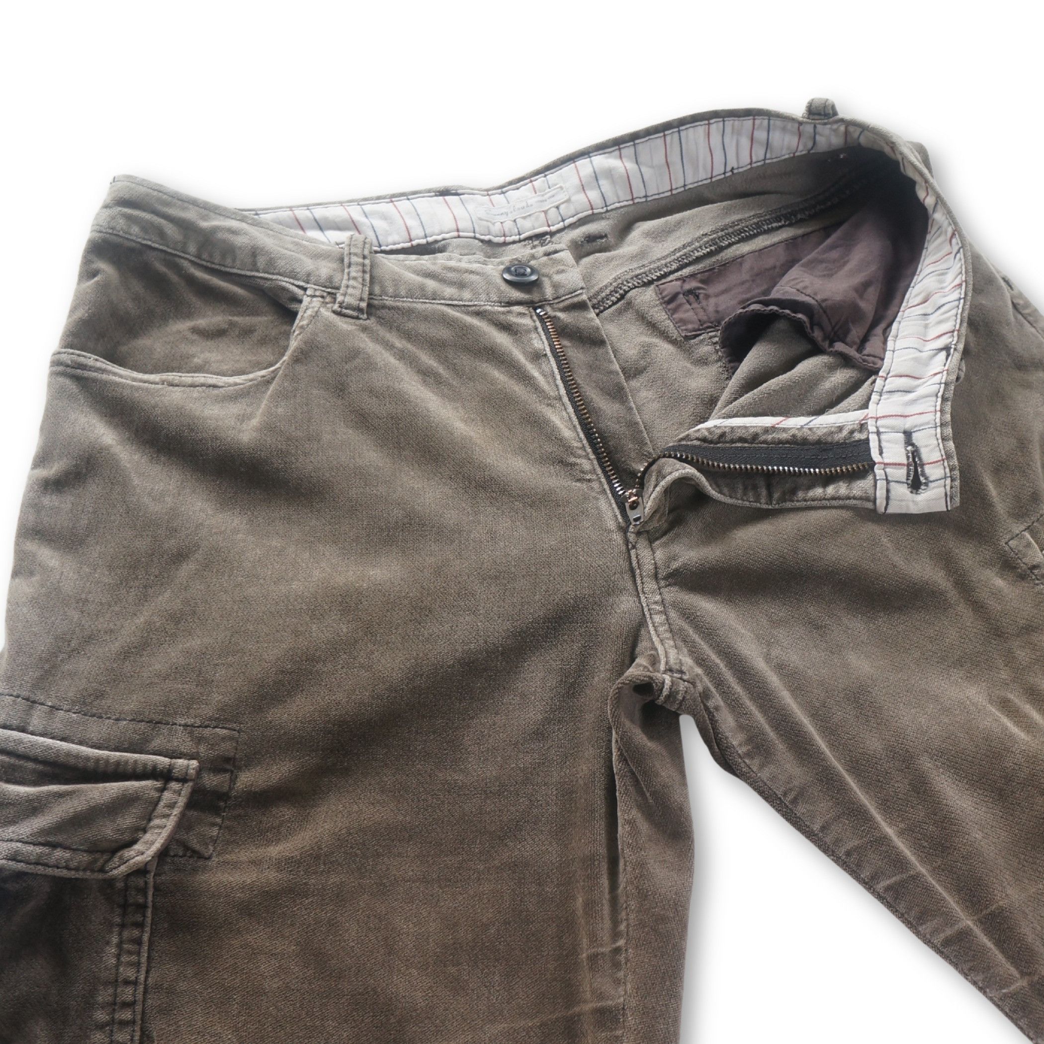 Japanese Brand Sunny Cloud Multi Pockets Cargo Corduroy Pants Size 28" / US 6 / IT 42 - 6 Thumbnail