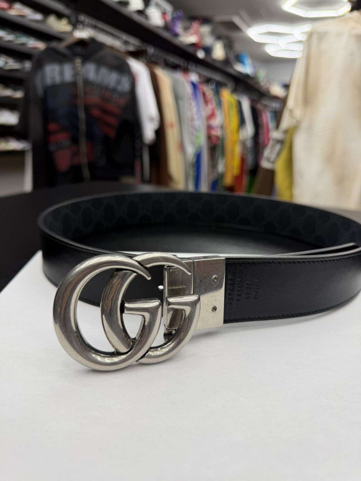 Gucci Size 30/80 - Gucci Monogram GG Supreme Canvas Reversible Size 30 - 10 Thumbnail