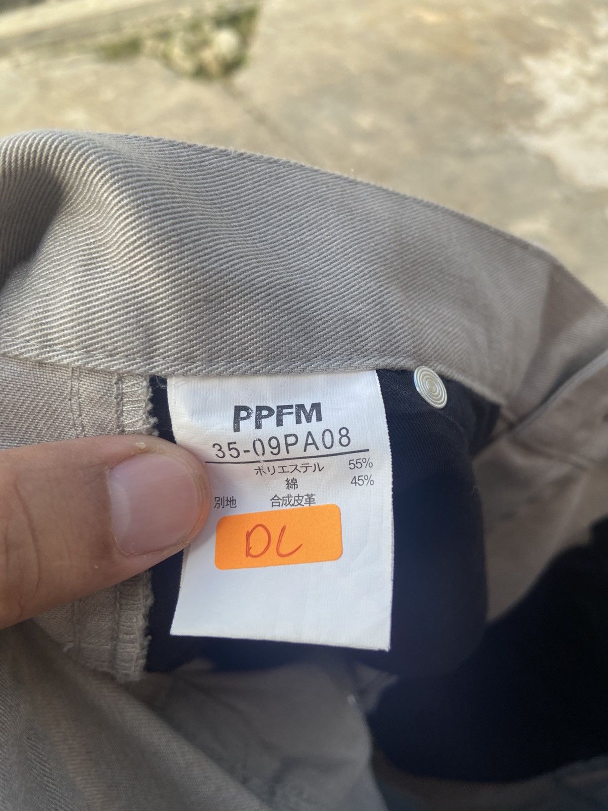 Japanese Brand PPFM BUCKLE BACK KHAKI STYLE PANT Size US 32 / EU 48 - 6 Thumbnail