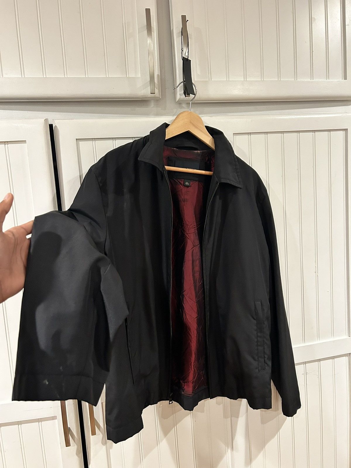Banana Republic Banana Republic Black Zip Jacket Lightweight Coat Size L Size US L / EU 52-54 / 3 - 2 Thumbnail