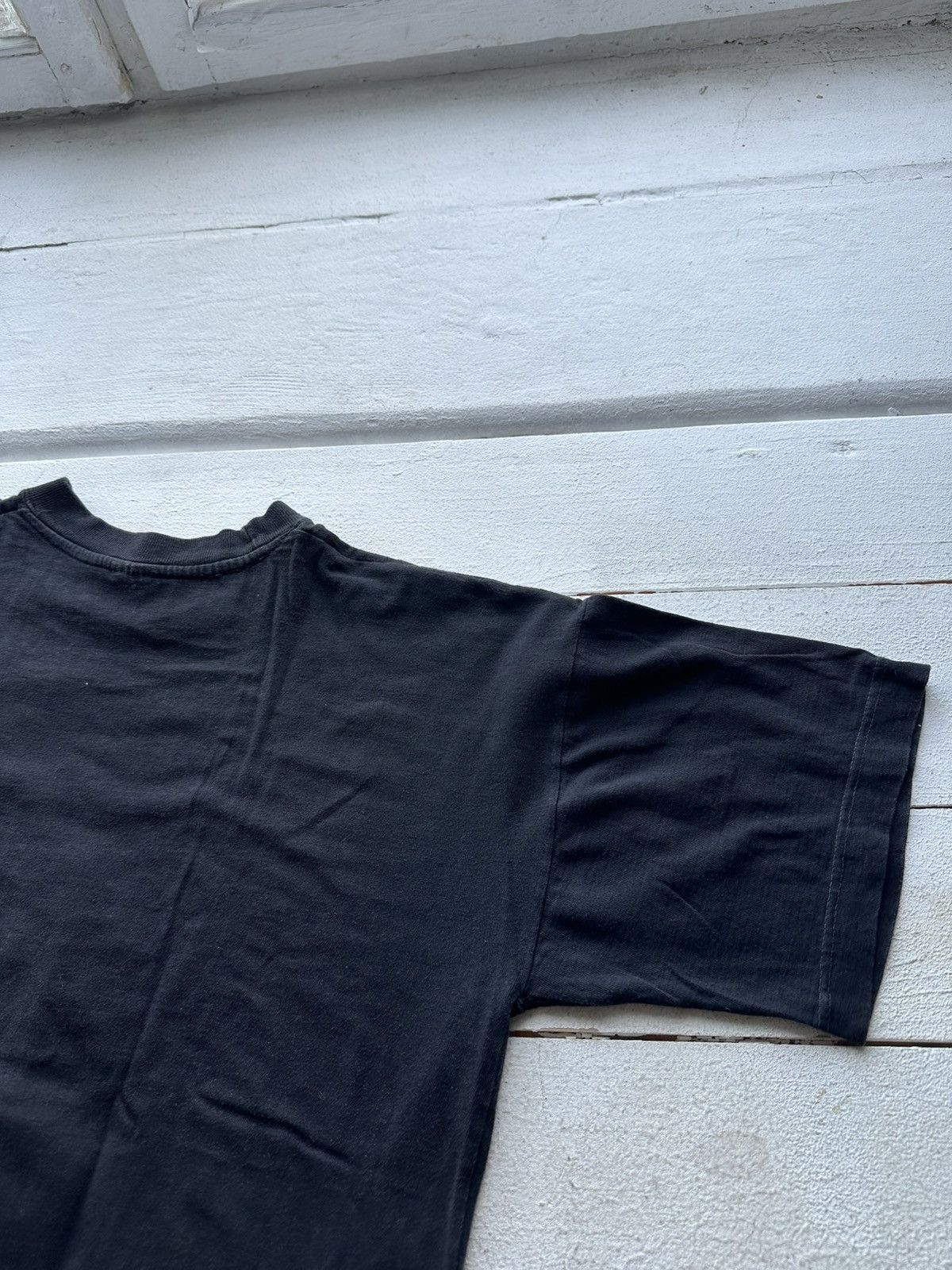 Vintage 🚨Vintage 80s Japanese Style Faded Blank Tee shirt Y2K rare Size US L / EU 52-54 / 3 - 6 Thumbnail